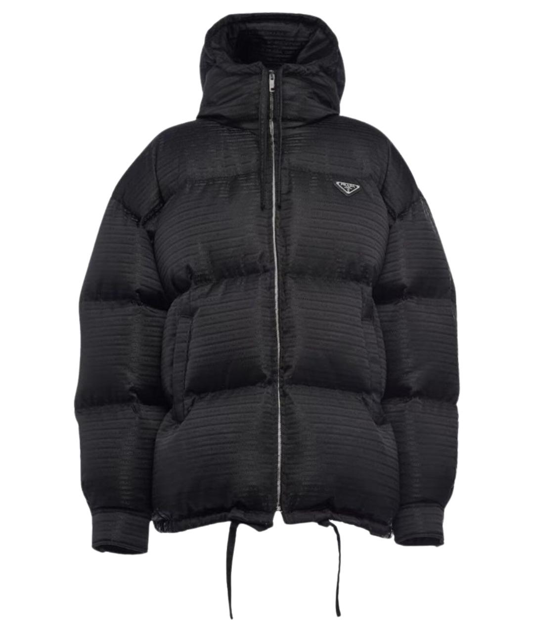 PRADA Черный пуховик, фото 1