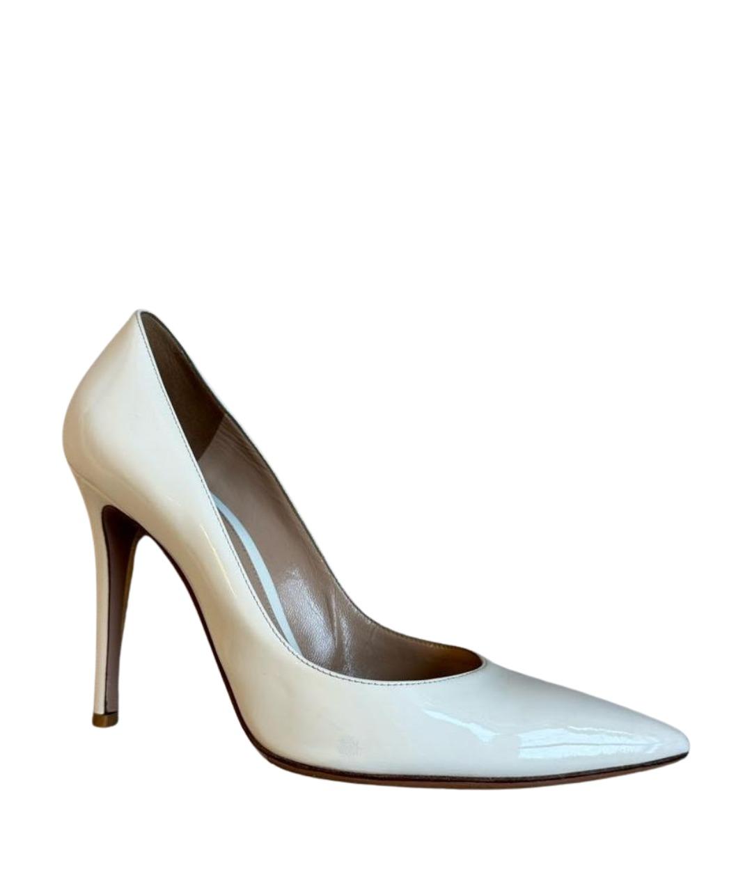 GIANVITO ROSSI Белые кожаные туфли, фото 1