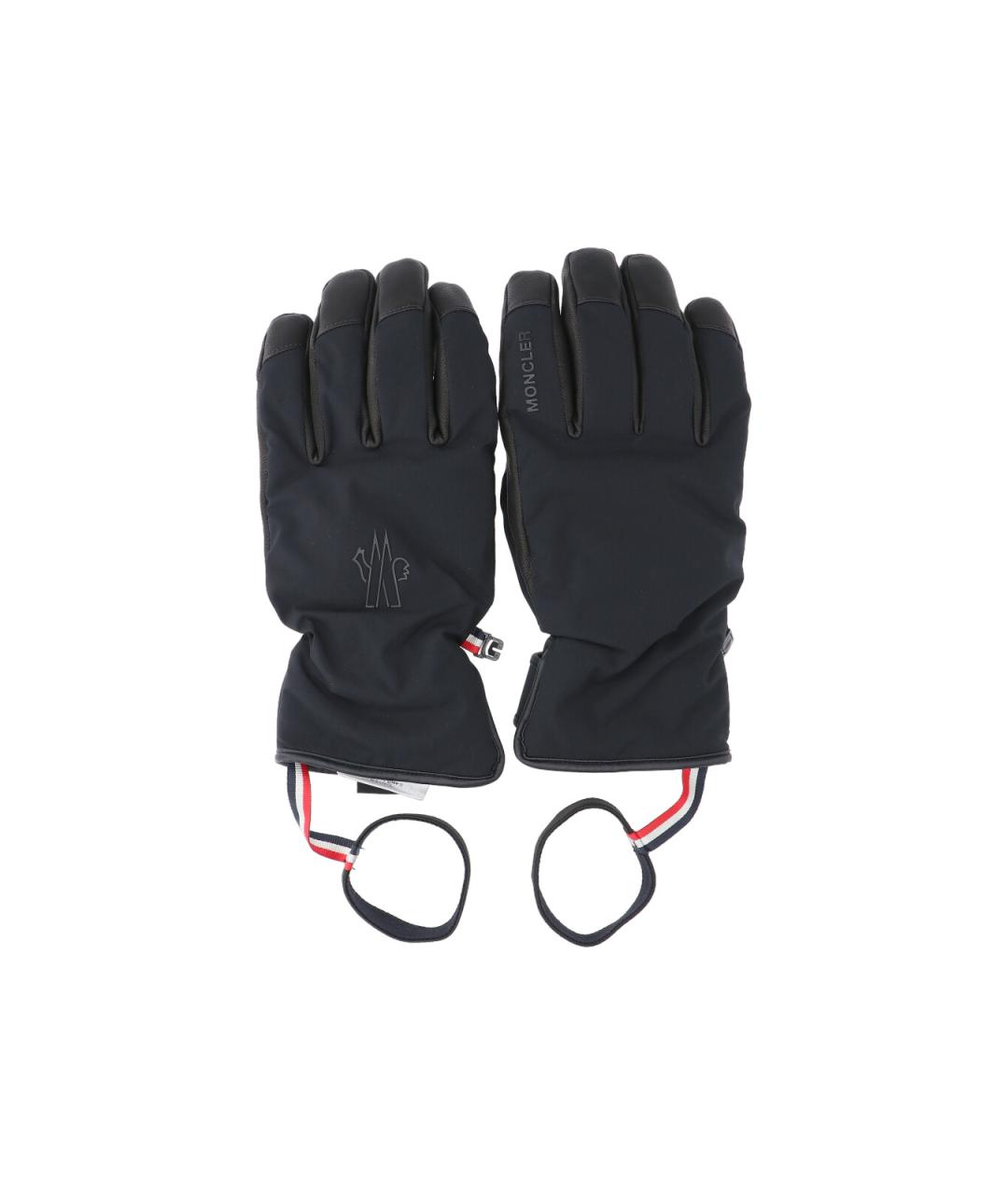 MONCLER GRENOBLE Черные перчатки, фото 1