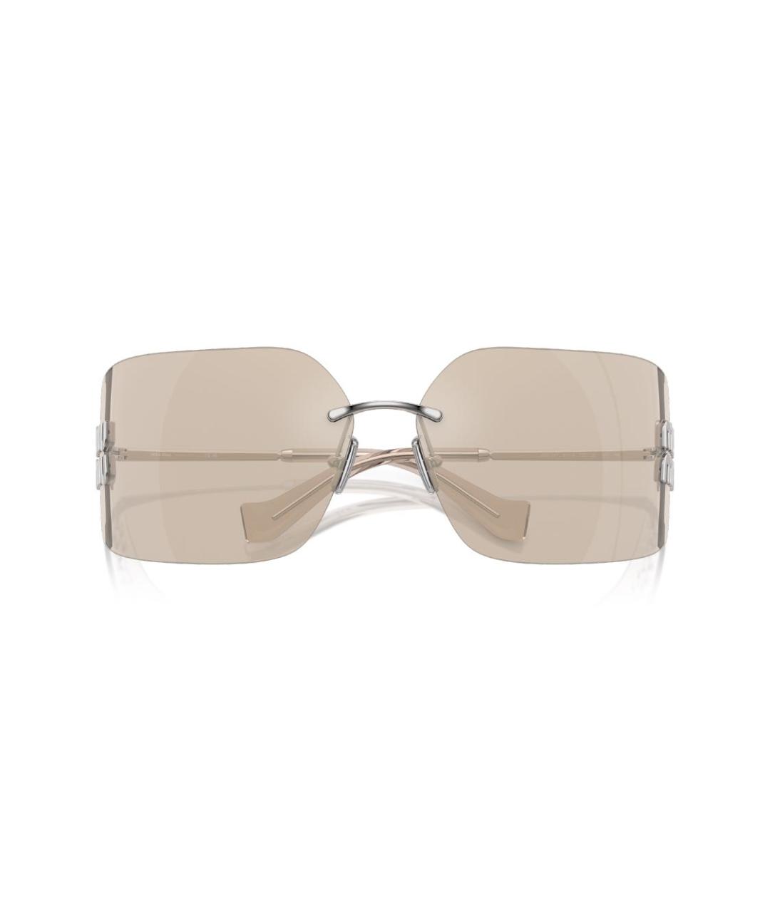 MIU MIU Мульти металлические солнцезащитные очки, фото 3