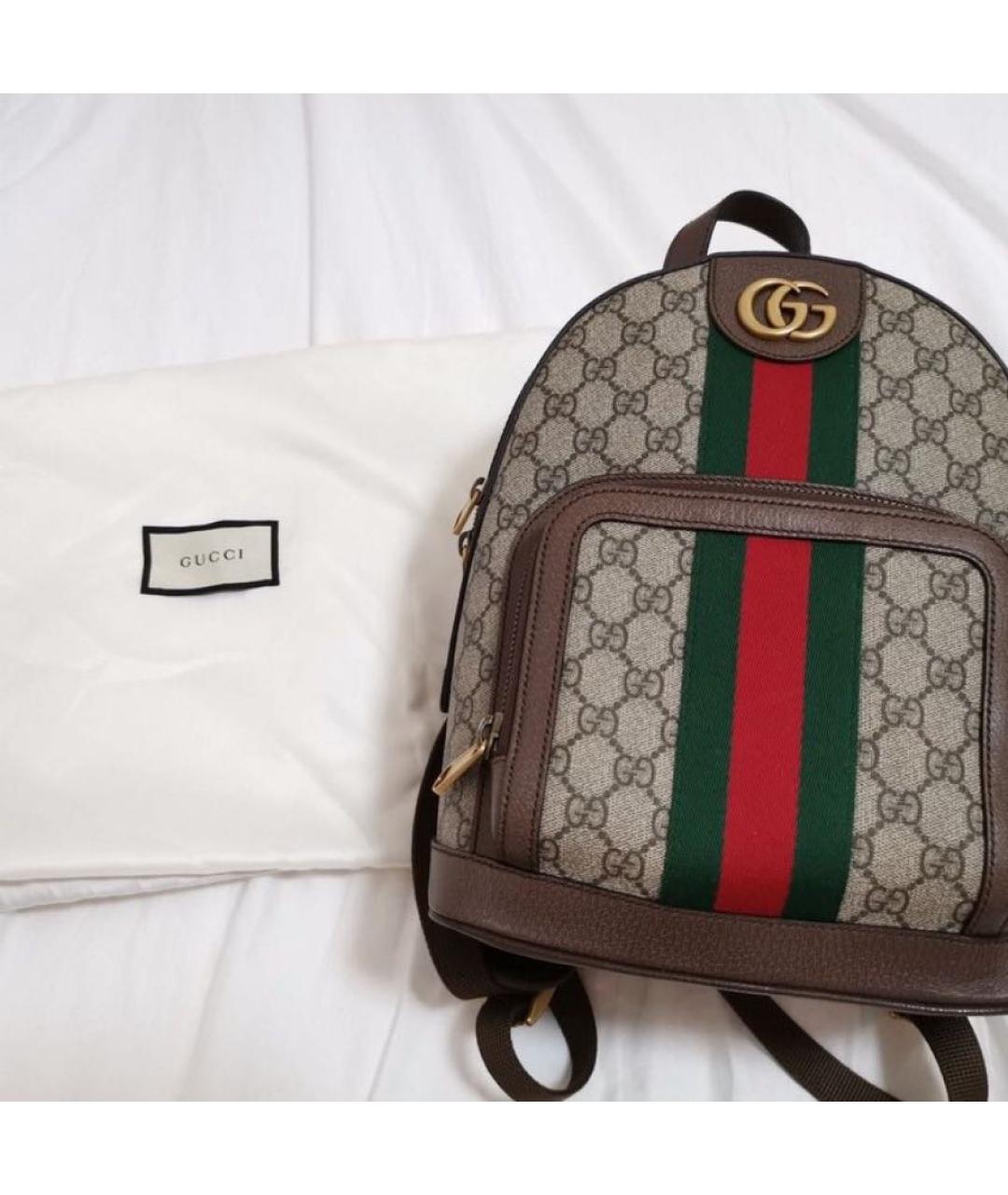 GUCCI Мульти кожаный рюкзак, фото 2