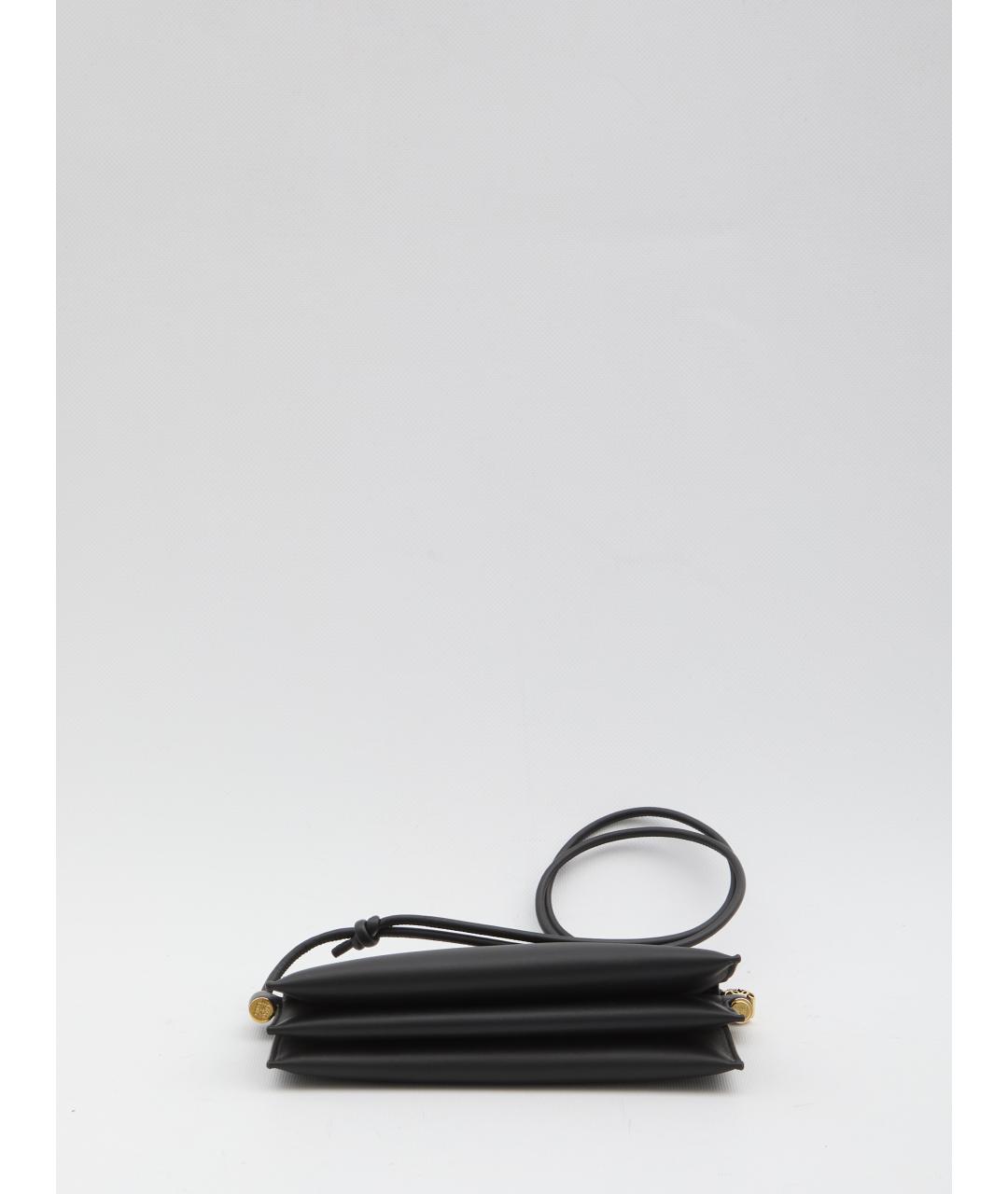 LOEWE Черная кожаная сумка через плечо, фото 3