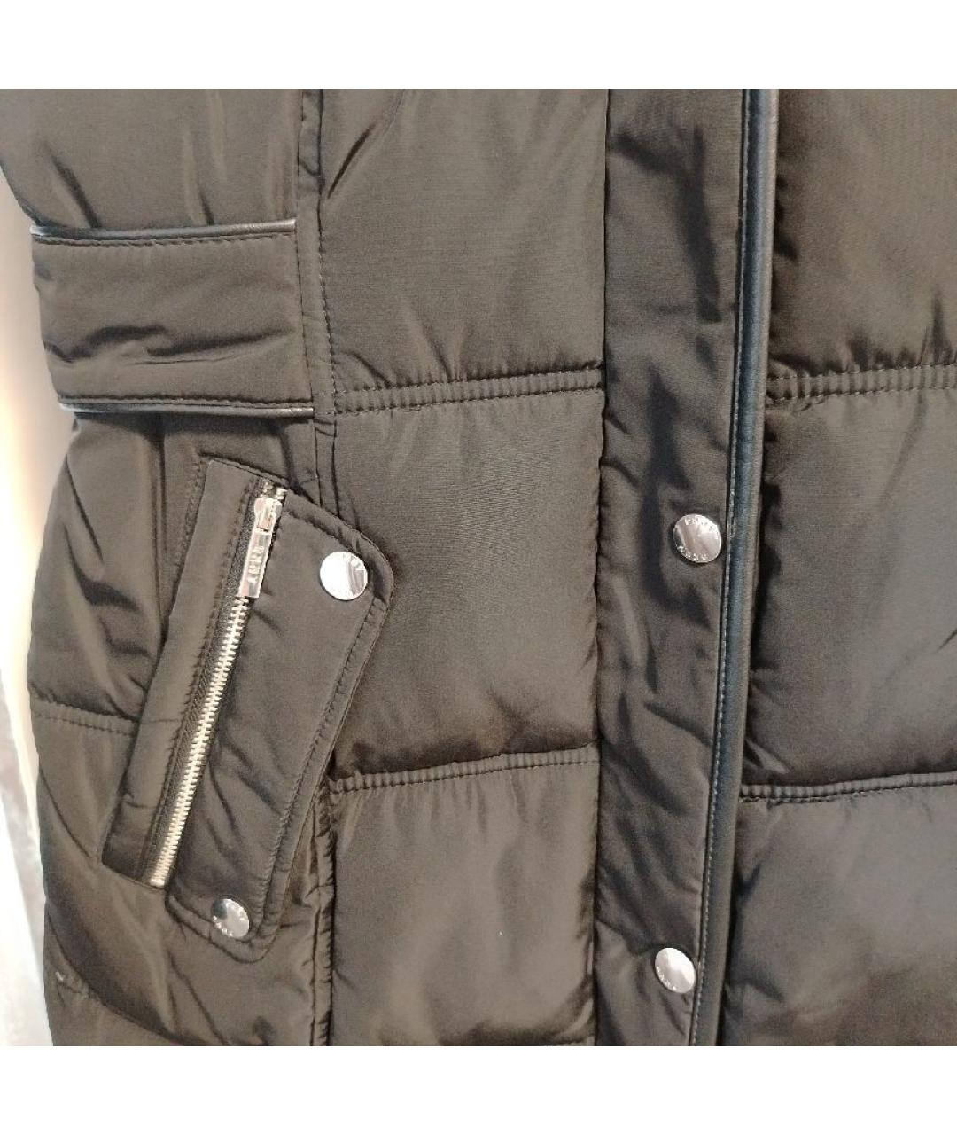 DKNY Черная полиэстеровая куртка, фото 4