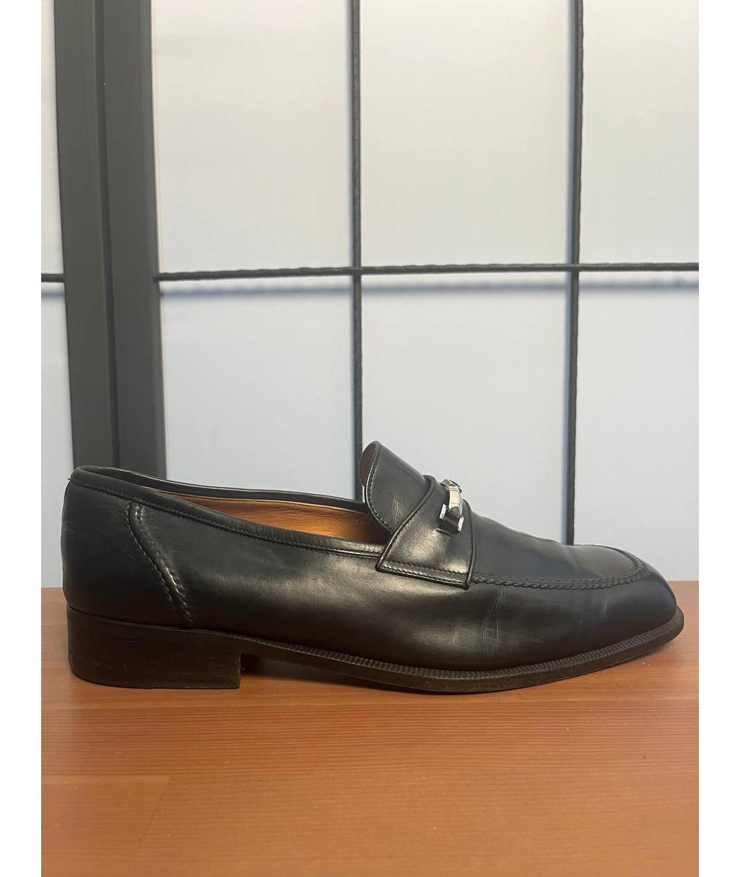 BALLY Черные кожаные лоферы, фото 8