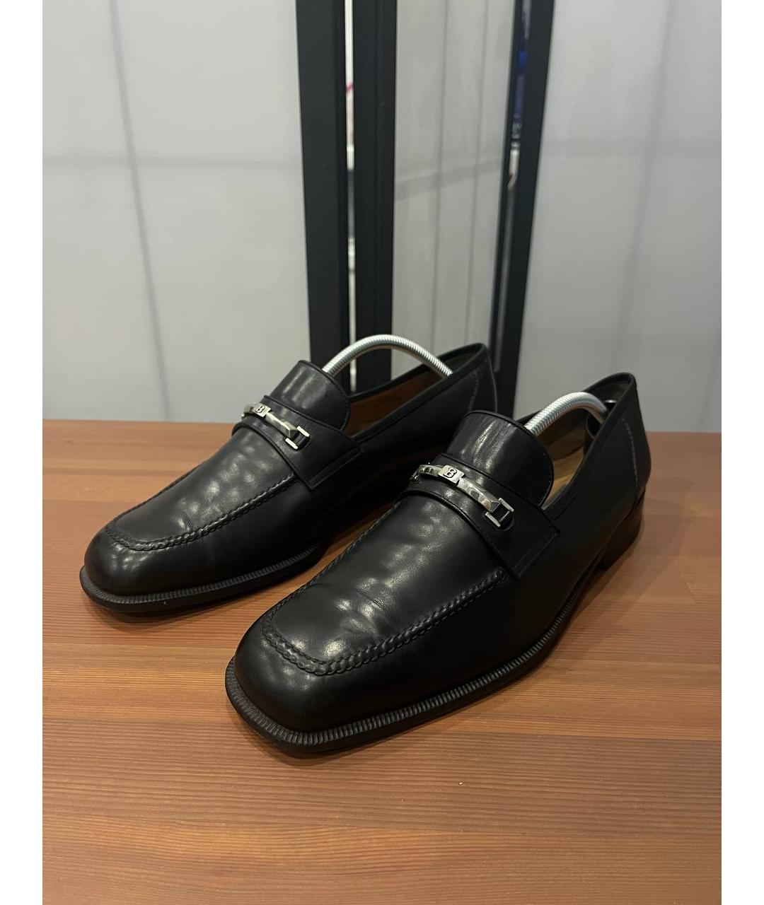 BALLY Черные кожаные лоферы, фото 2