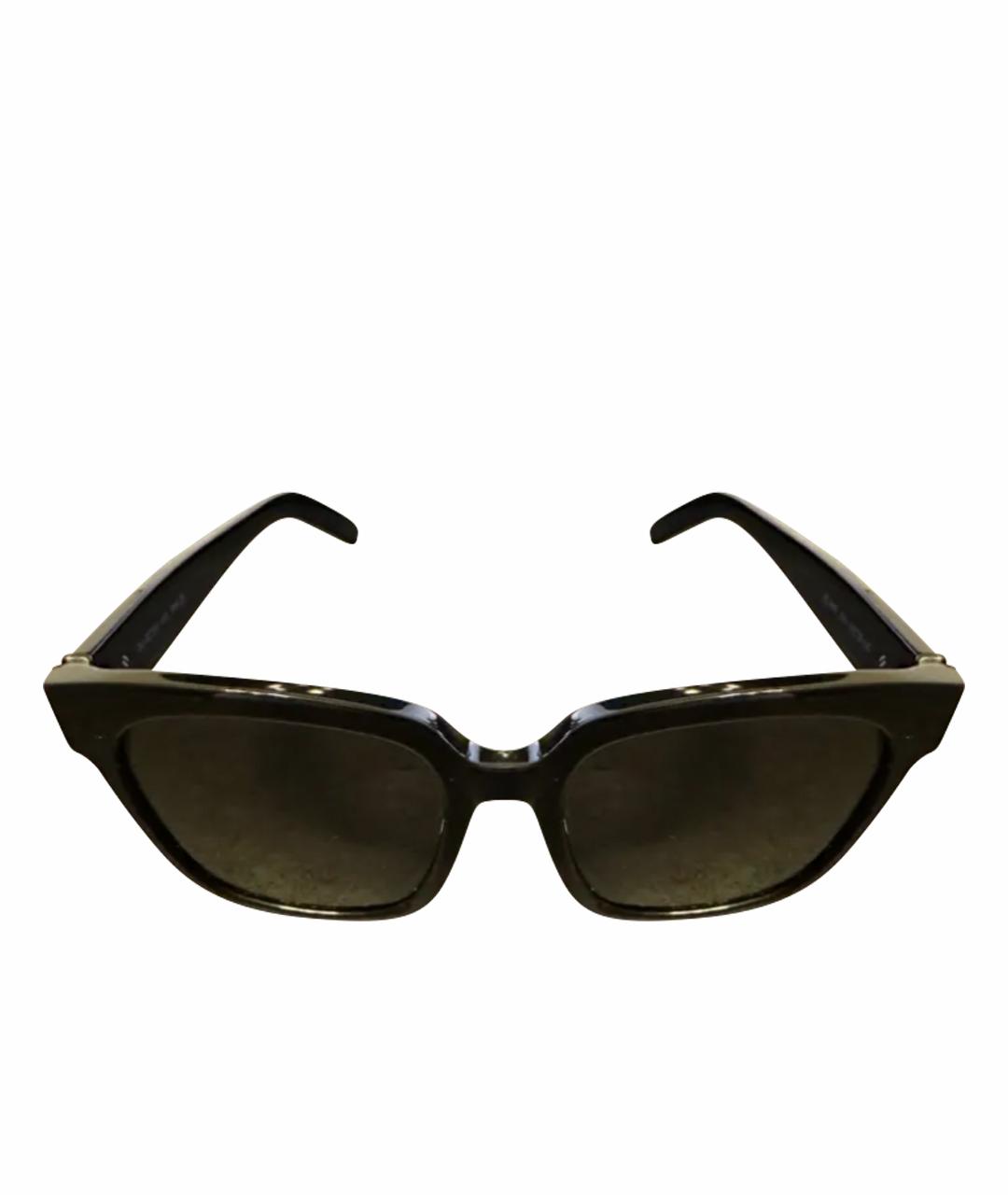 SAINT LAURENT Черные пластиковые солнцезащитные очки, фото 1