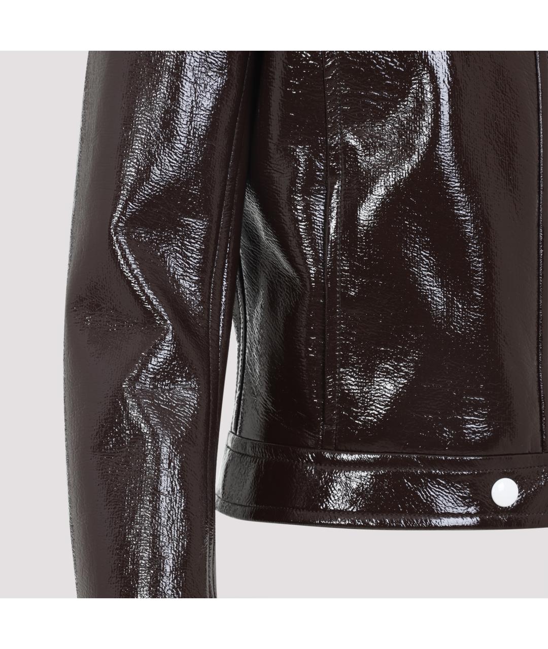 COURREGES Коричневая хлопковая куртка, фото 3