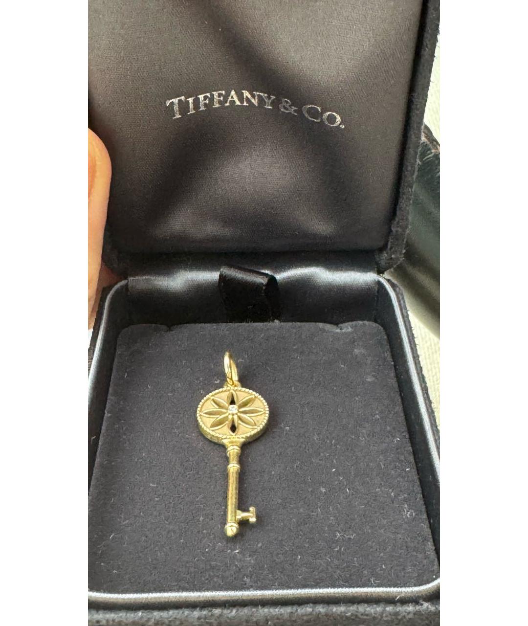 TIFFANY&CO Золотой кулон из желтого золота, фото 4