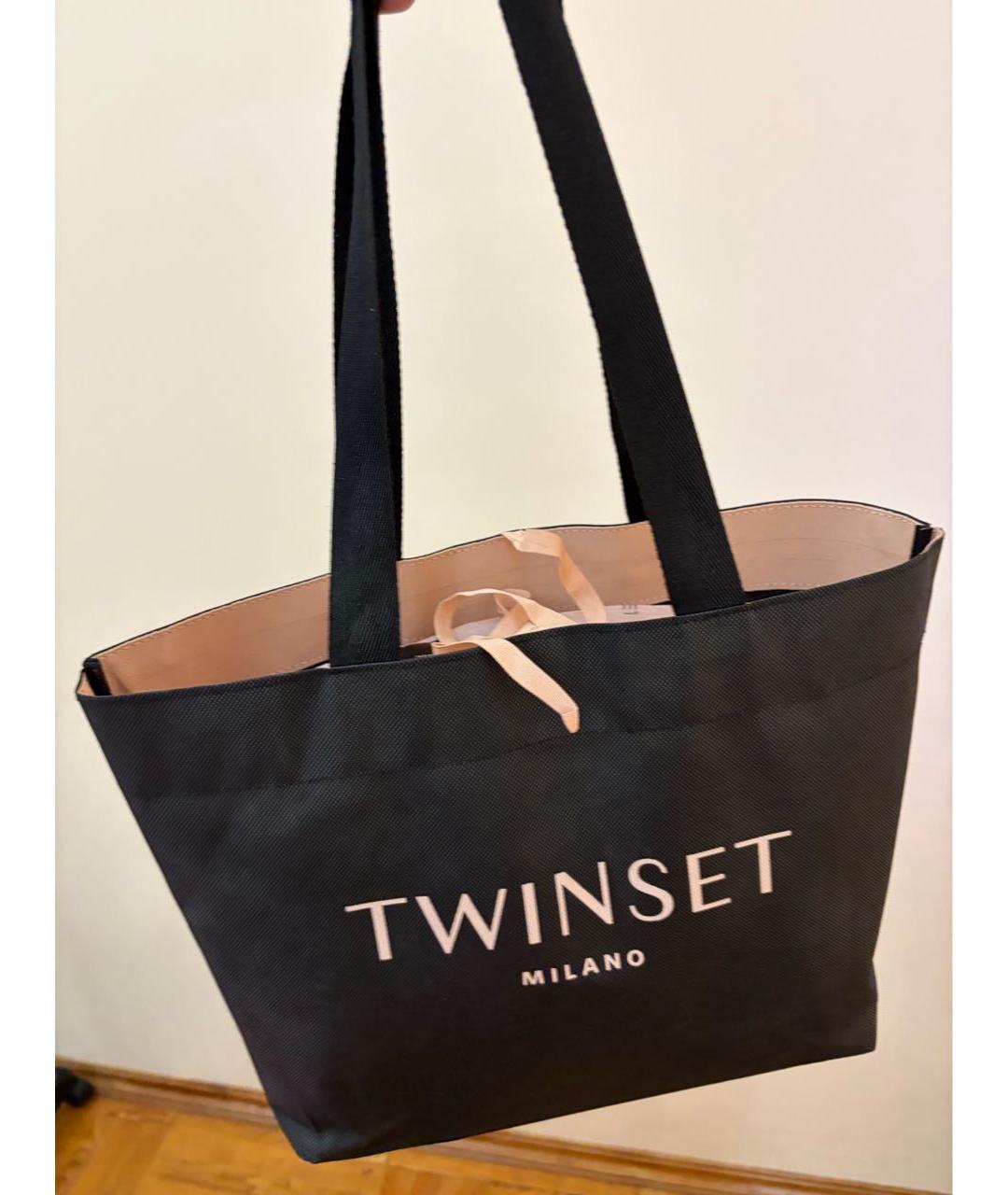 TWIN-SET Черное вечернее платье, фото 5