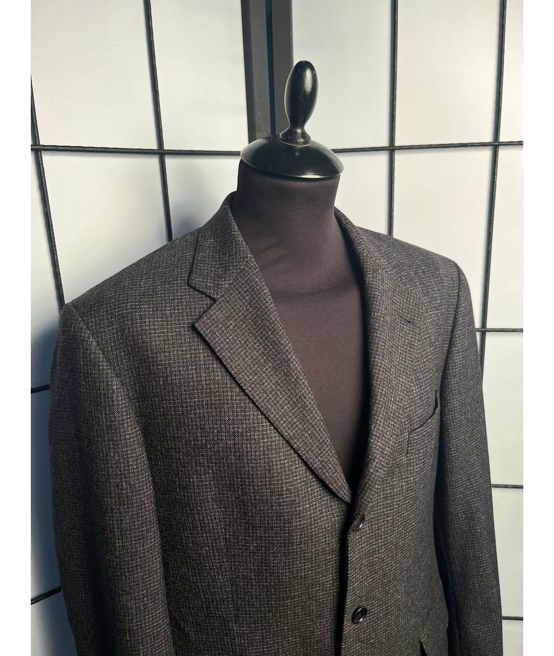 HUGO BOSS Антрацитовый шерстяной пиджак, фото 3