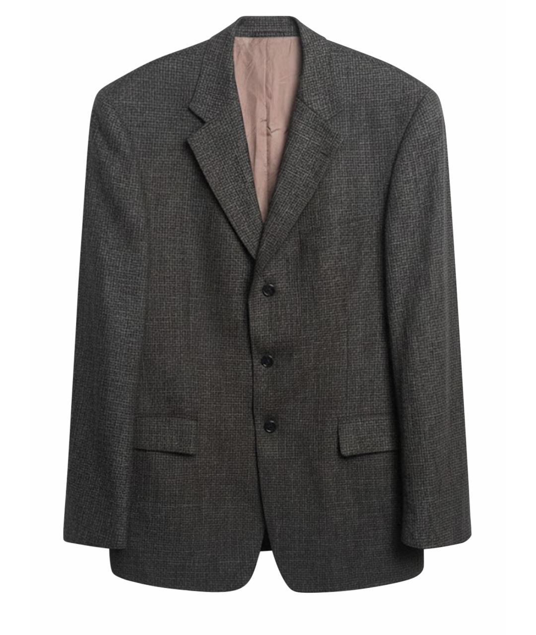HUGO BOSS Антрацитовый шерстяной пиджак, фото 1