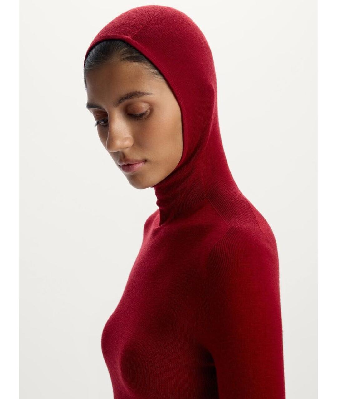 12 STOREEZ Красный шерстяной джемпер / свитер, фото 2