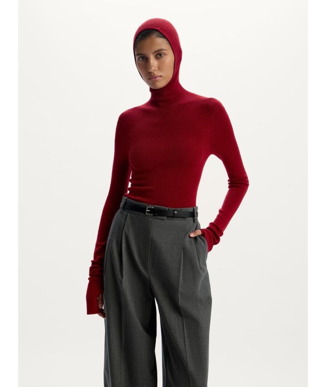 12 STOREEZ Красный шерстяной джемпер / свитер, фото 5