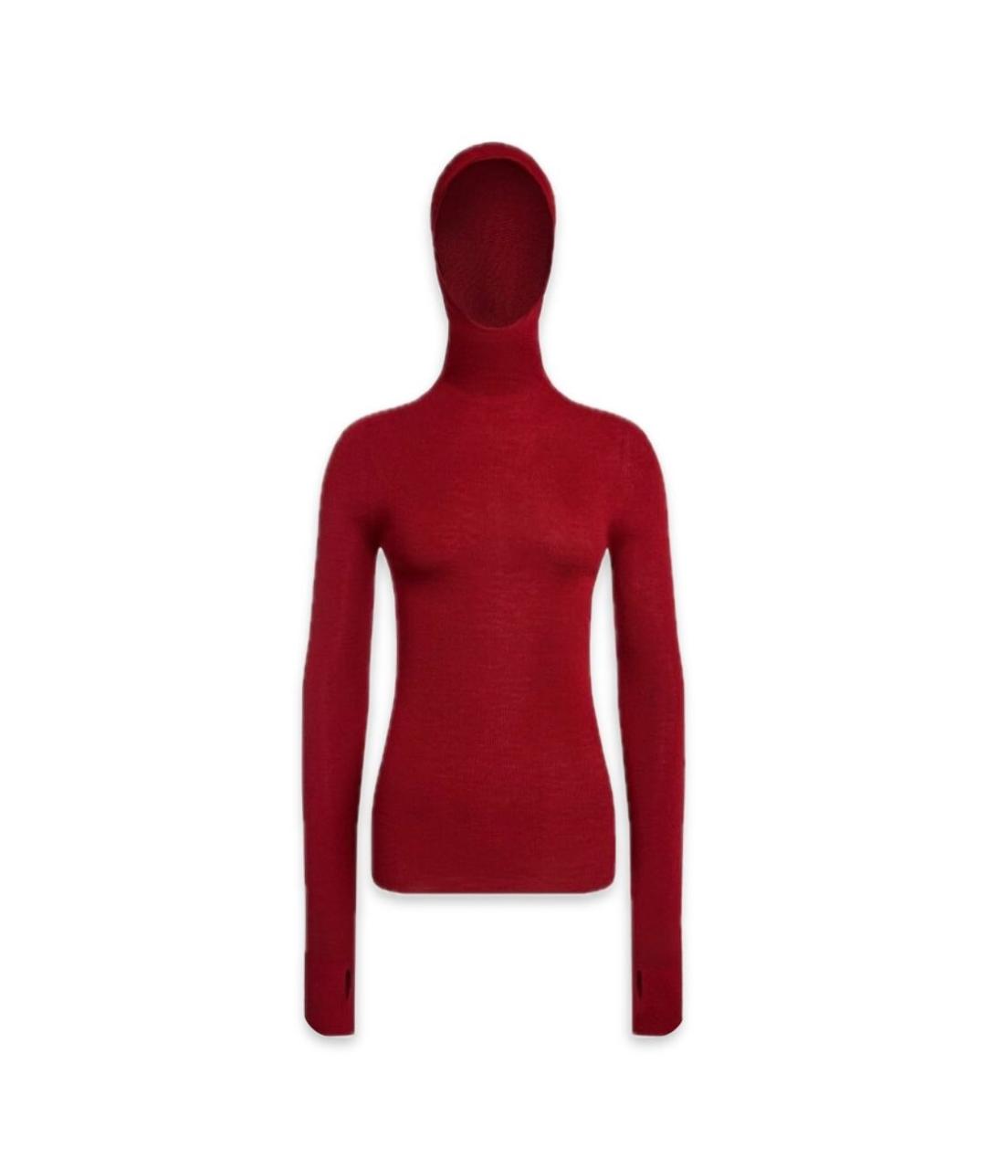 12 STOREEZ Красный шерстяной джемпер / свитер, фото 9