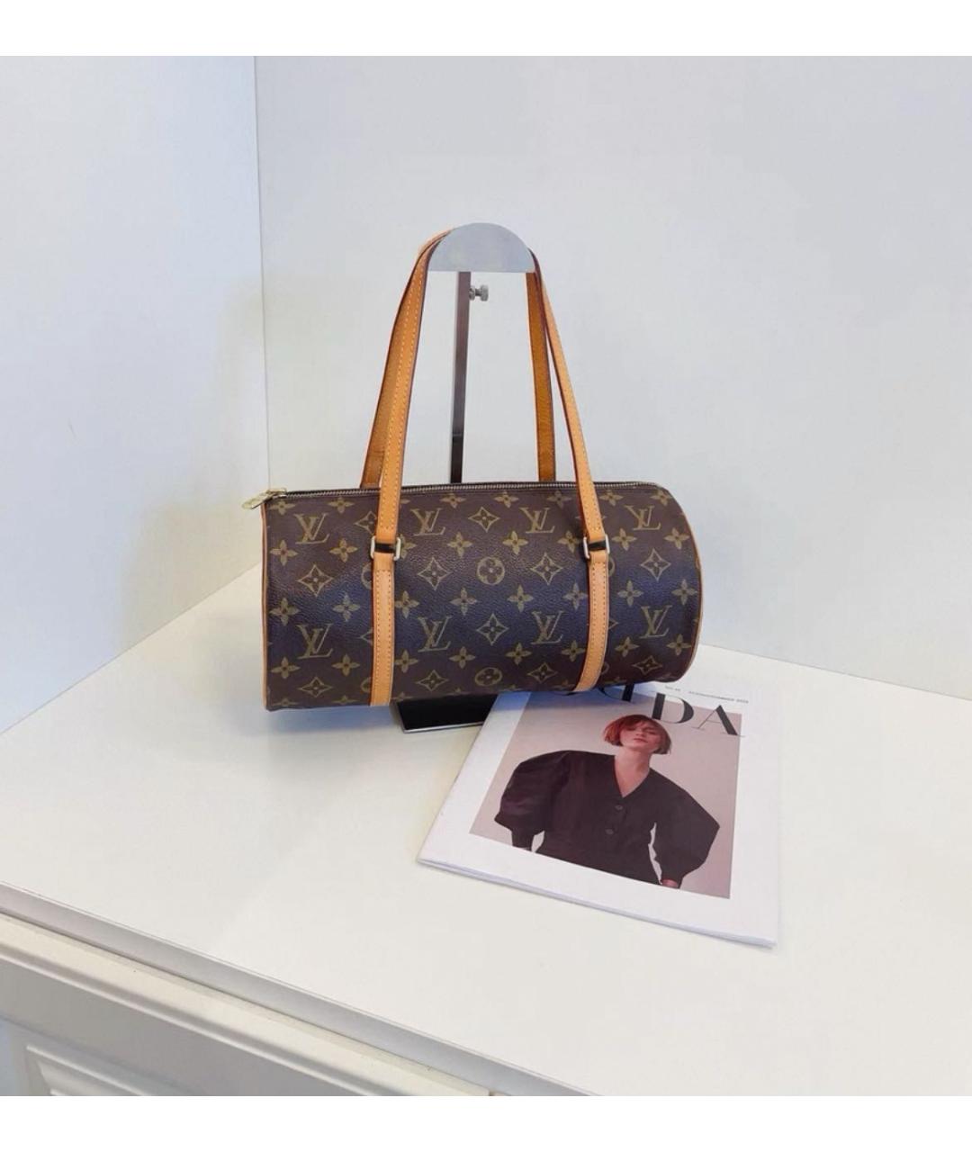 LOUIS VUITTON Коричневая сумка через плечо, фото 2