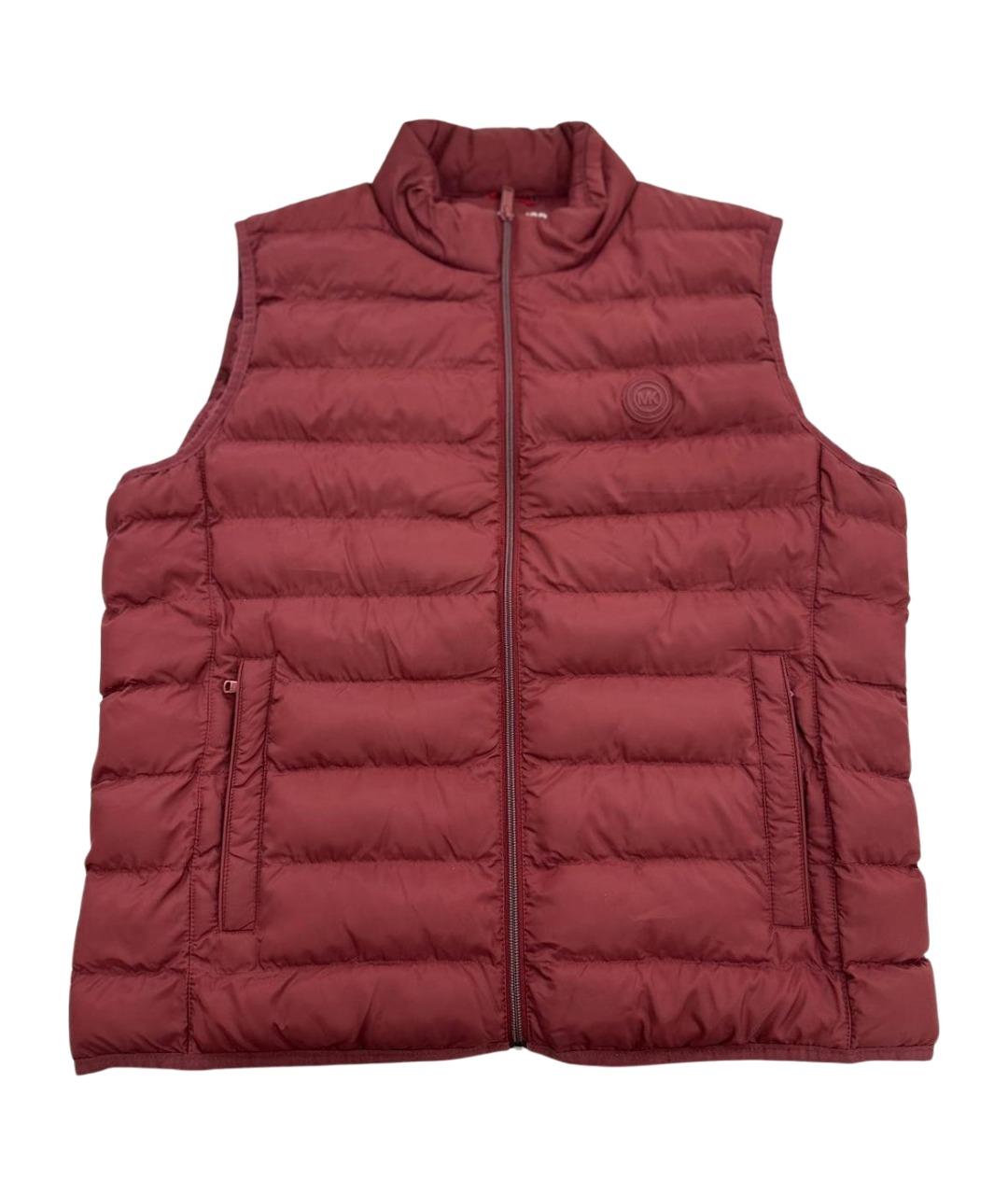 MICHAEL KORS Бордовый полиэстеровый жилет, фото 1