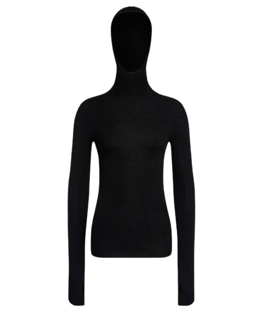 12 STOREEZ Черный шерстяной джемпер / свитер, фото 10