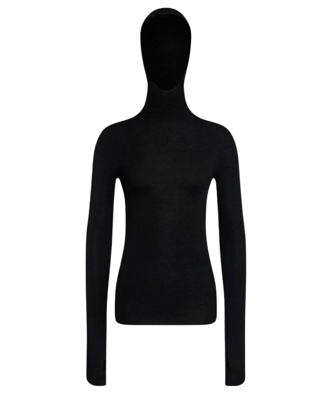 12 STOREEZ Черный шерстяной джемпер / свитер, фото 1