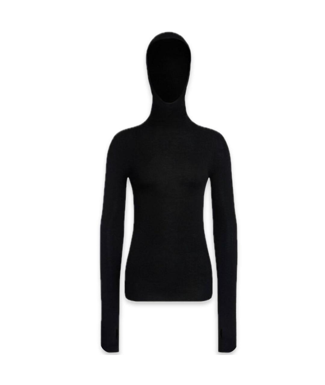 12 STOREEZ Черный шерстяной джемпер / свитер, фото 9