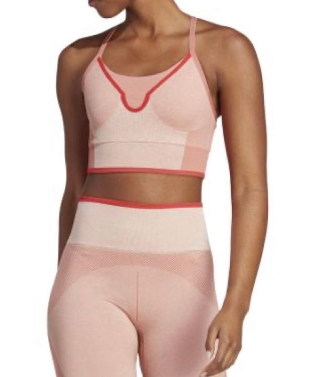 ADIDAS BY STELLA MCCARTNEY Коралловая полиамидовая майка, фото 3