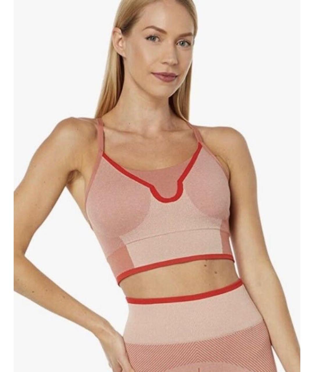 ADIDAS BY STELLA MCCARTNEY Коралловая полиамидовая майка, фото 5