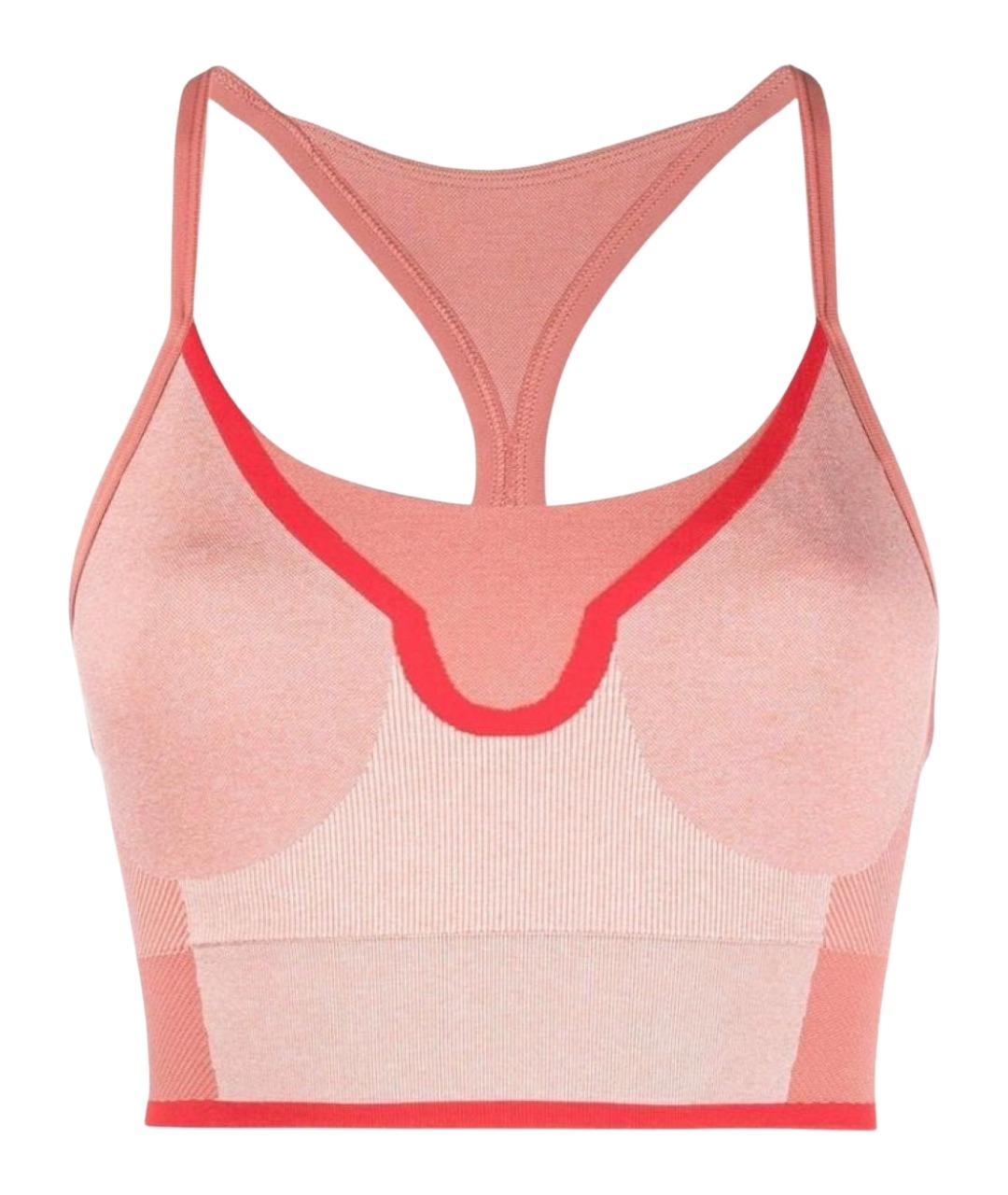 ADIDAS BY STELLA MCCARTNEY Коралловая полиамидовая майка, фото 1