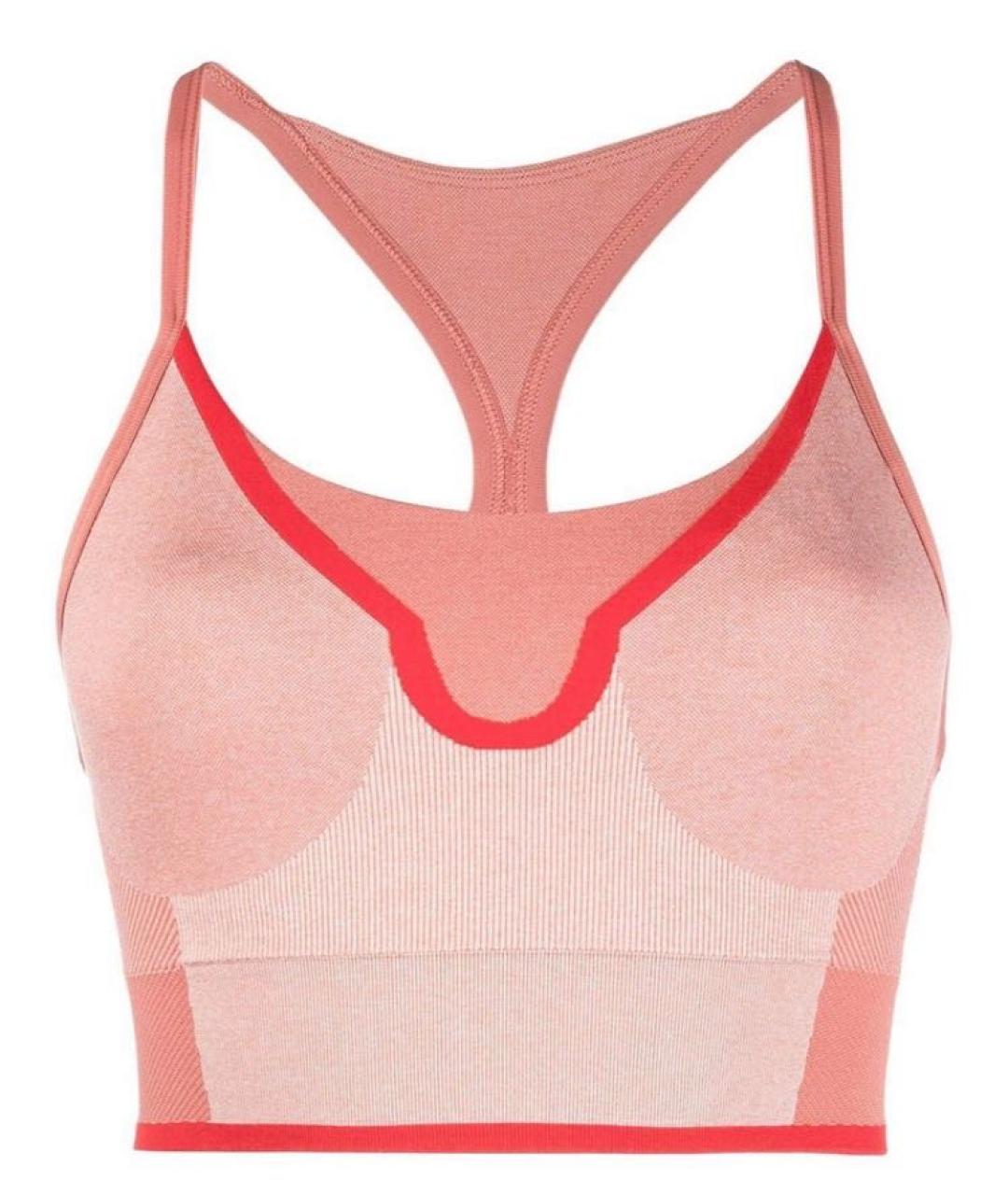 ADIDAS BY STELLA MCCARTNEY Коралловая полиамидовая майка, фото 9