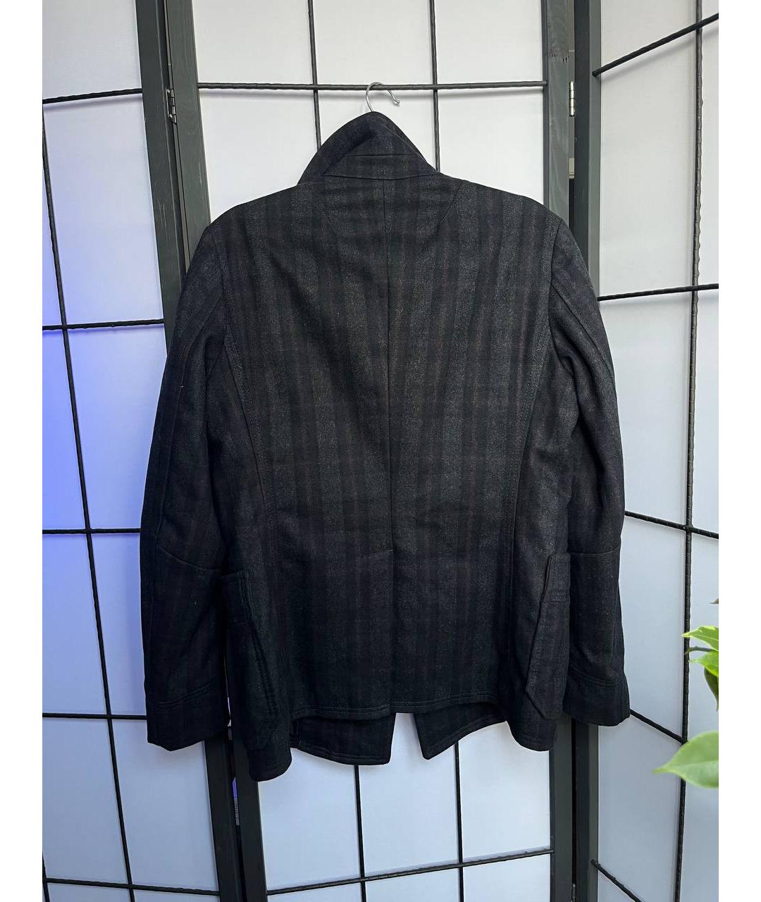 PAL ZILERI Темно-синее шерстяное пальто, фото 6