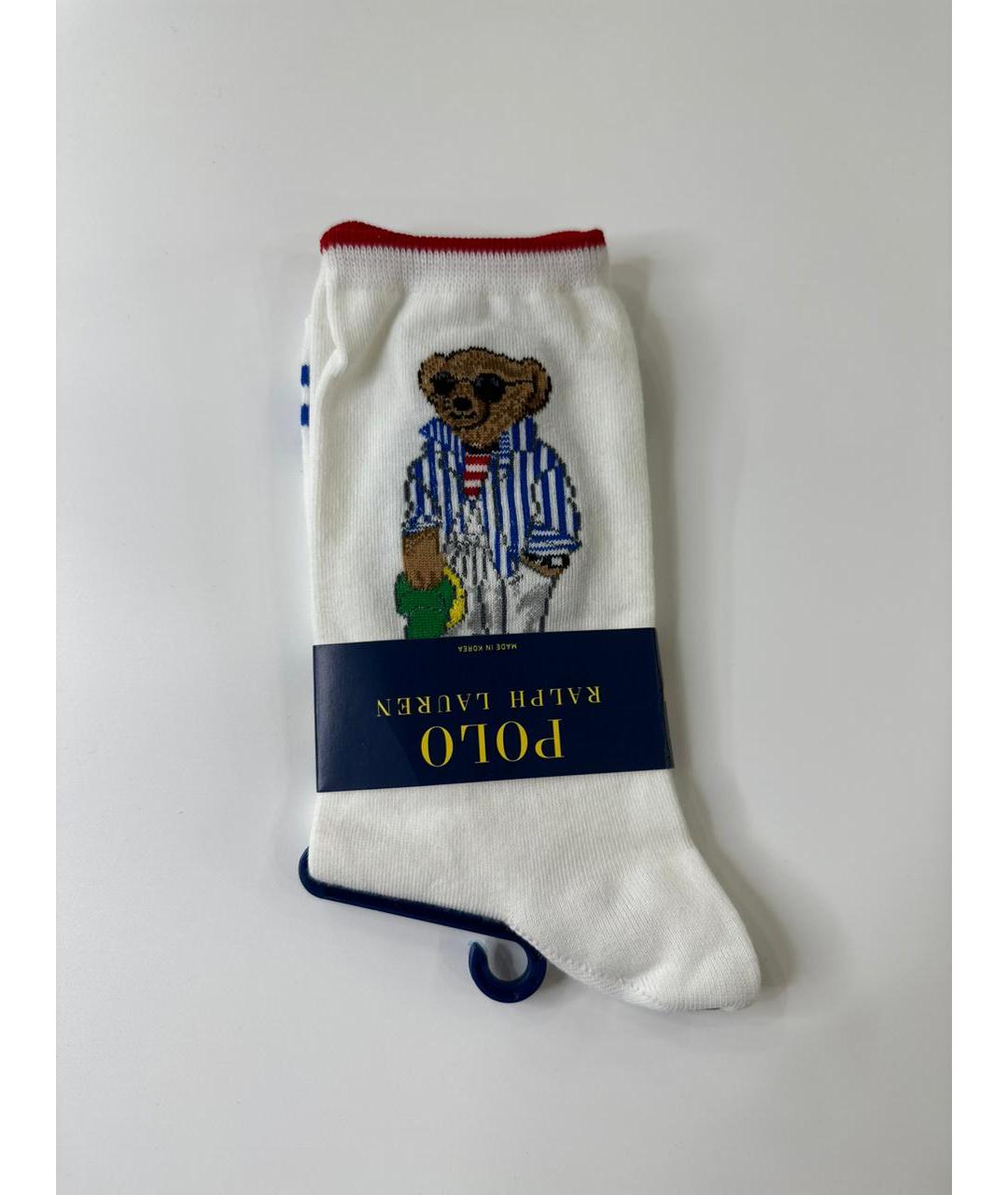 POLO RALPH LAUREN Белые носки, чулки и колготы, фото 2