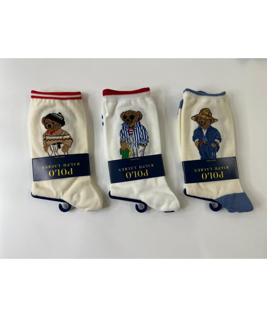 POLO RALPH LAUREN Белые носки, чулки и колготы, фото 8