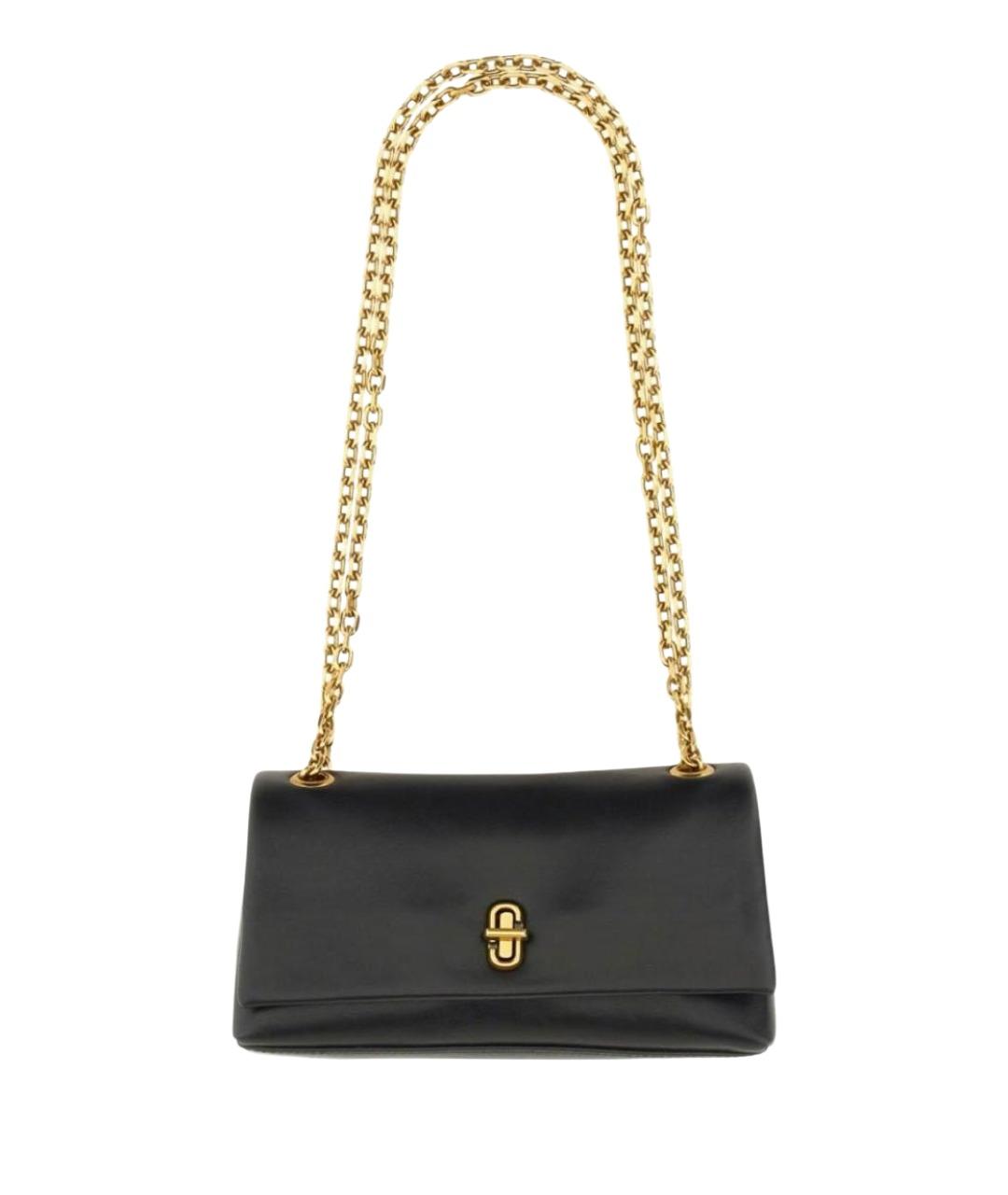 MARC JACOBS Черная кожаная сумка через плечо, фото 1