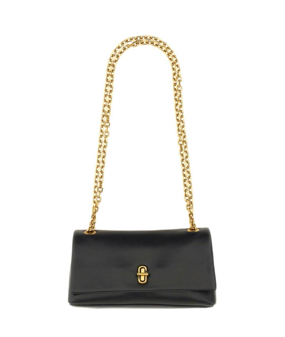 MARC JACOBS Черная кожаная сумка через плечо, фото 4