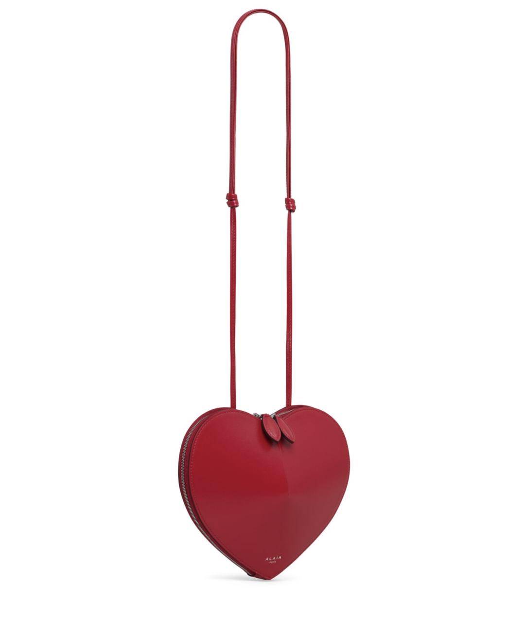 ALAIA Красная кожаная сумка через плечо, фото 2