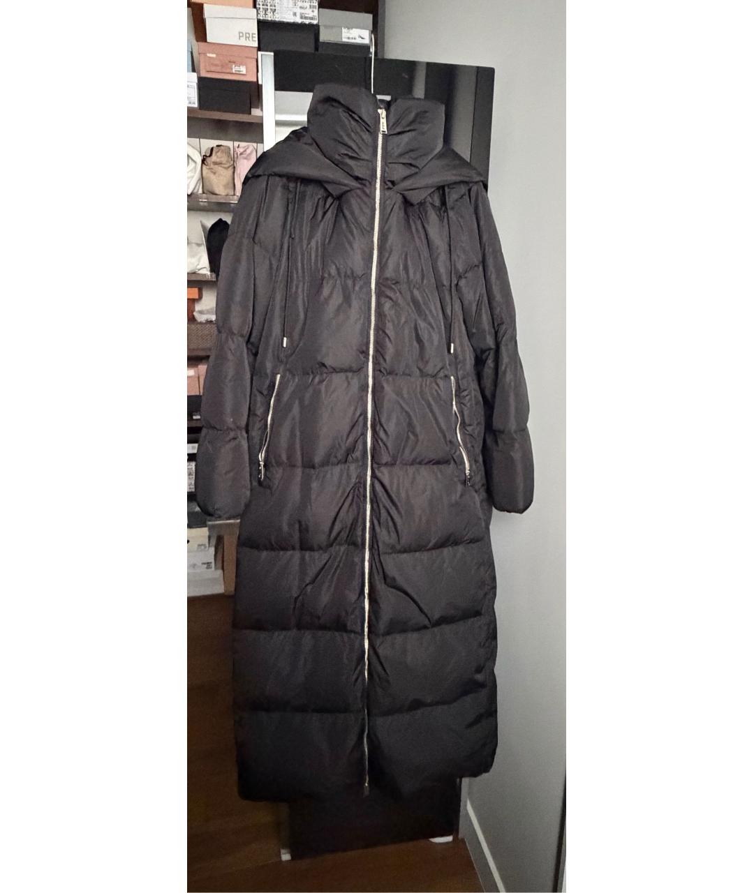 ADD Черный синтетический пуховик, фото 2