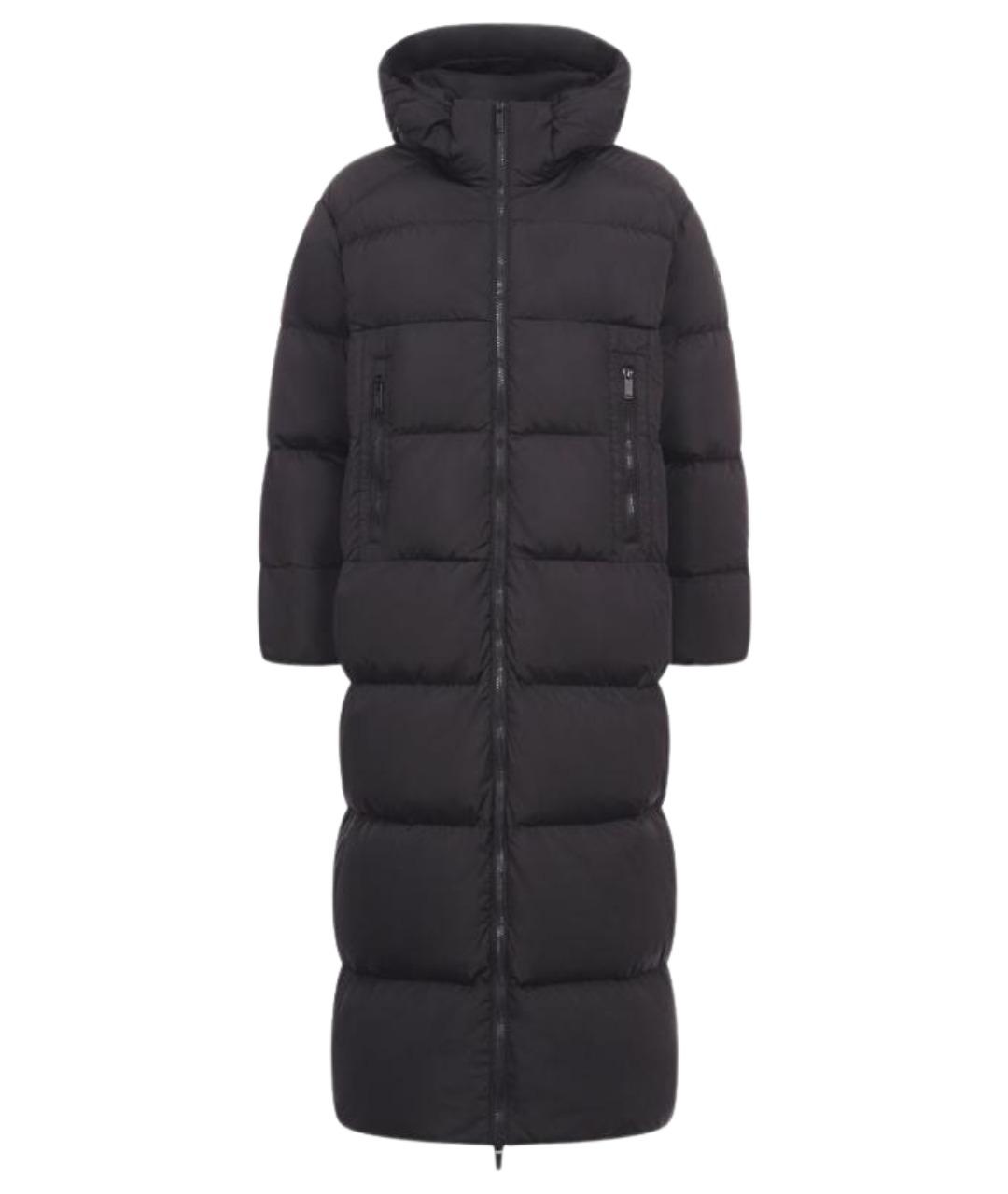 ADD Черный синтетический пуховик, фото 1