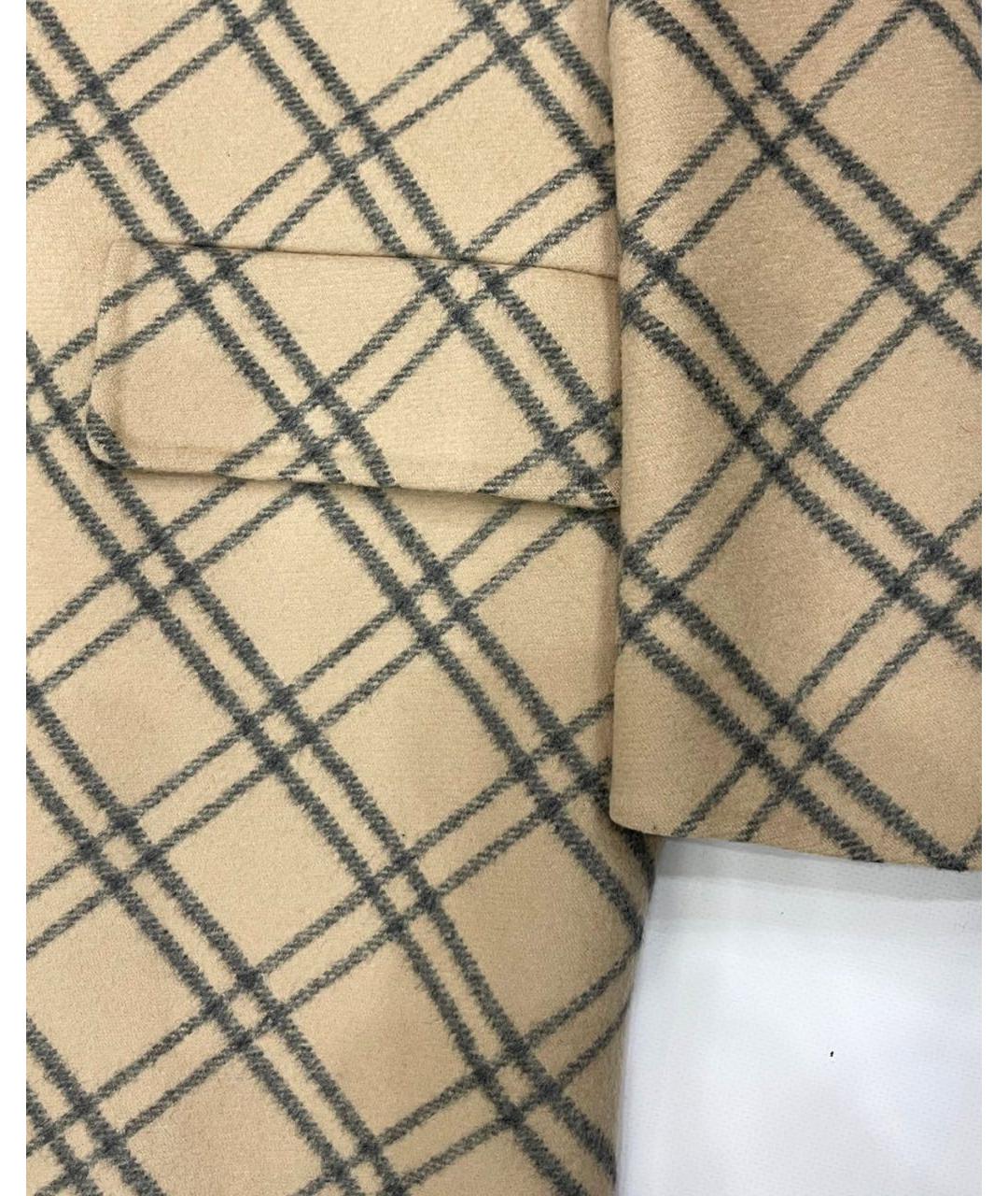 PRADA Бежевое хлопковое пальто, фото 4