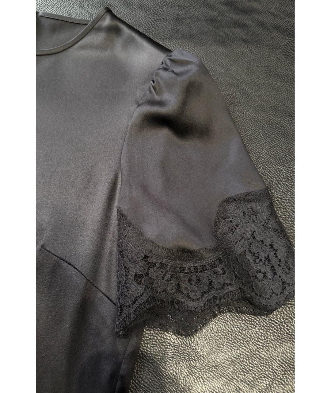 DOLCE&GABBANA Черная хлопковая блузы, фото 4