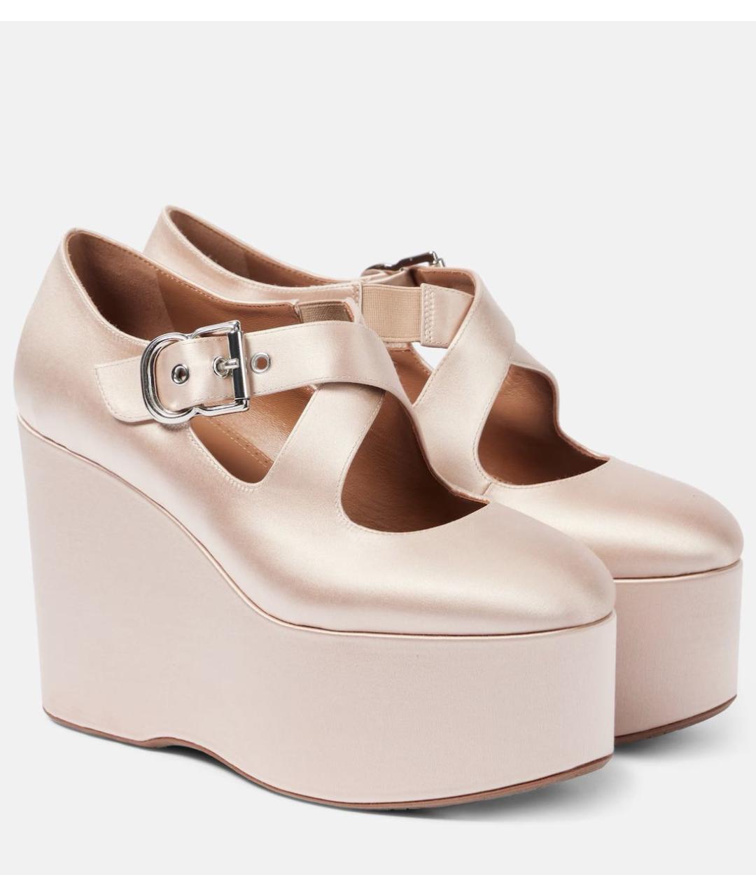 ALAIA Розовые кожаные туфли, фото 2