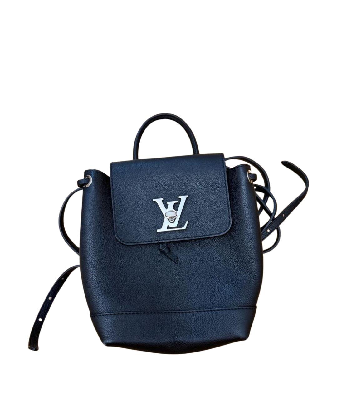 LOUIS VUITTON Черный кожаный рюкзак, фото 1