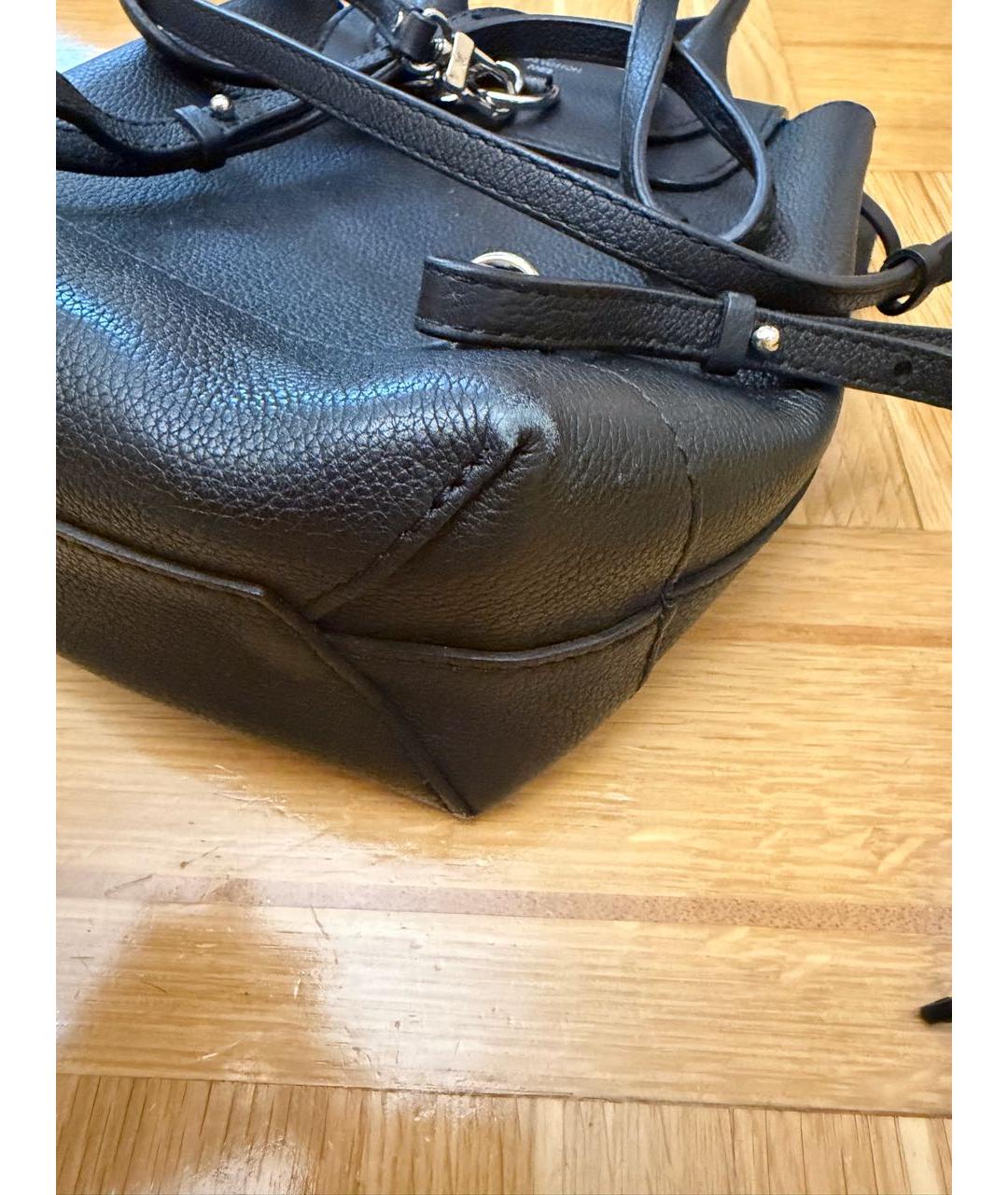 LOUIS VUITTON Черный кожаный рюкзак, фото 4