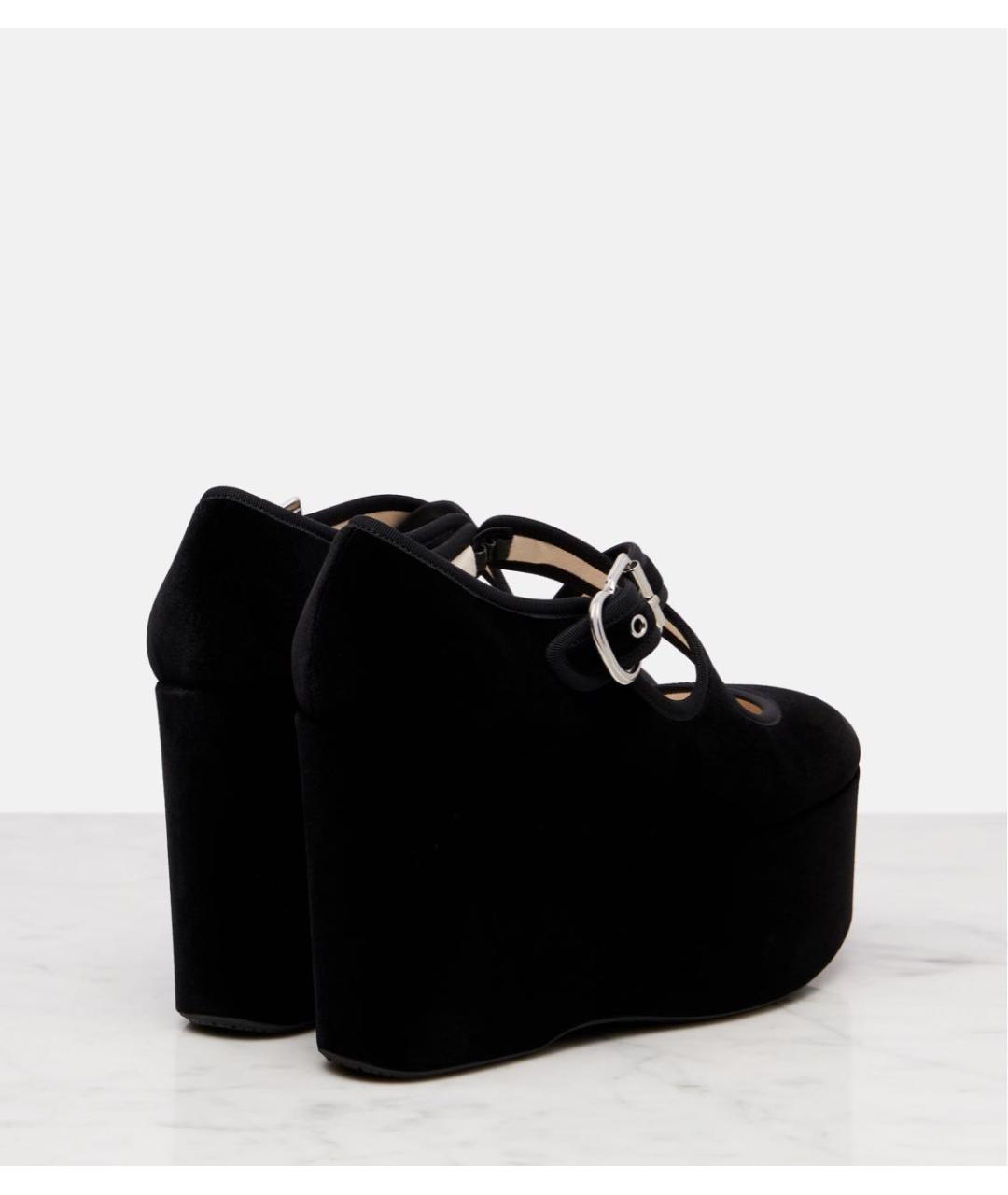 ALAIA Черные замшевые туфли, фото 2
