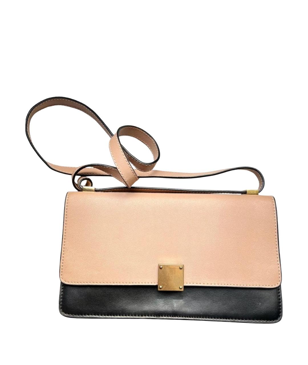 CELINE Бежевая кожаная сумка через плечо, фото 1