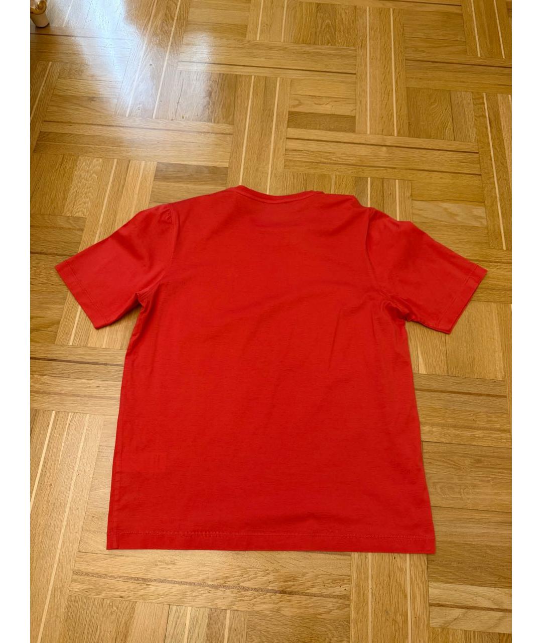 ZILLI Красная хлопковая футболка, фото 3