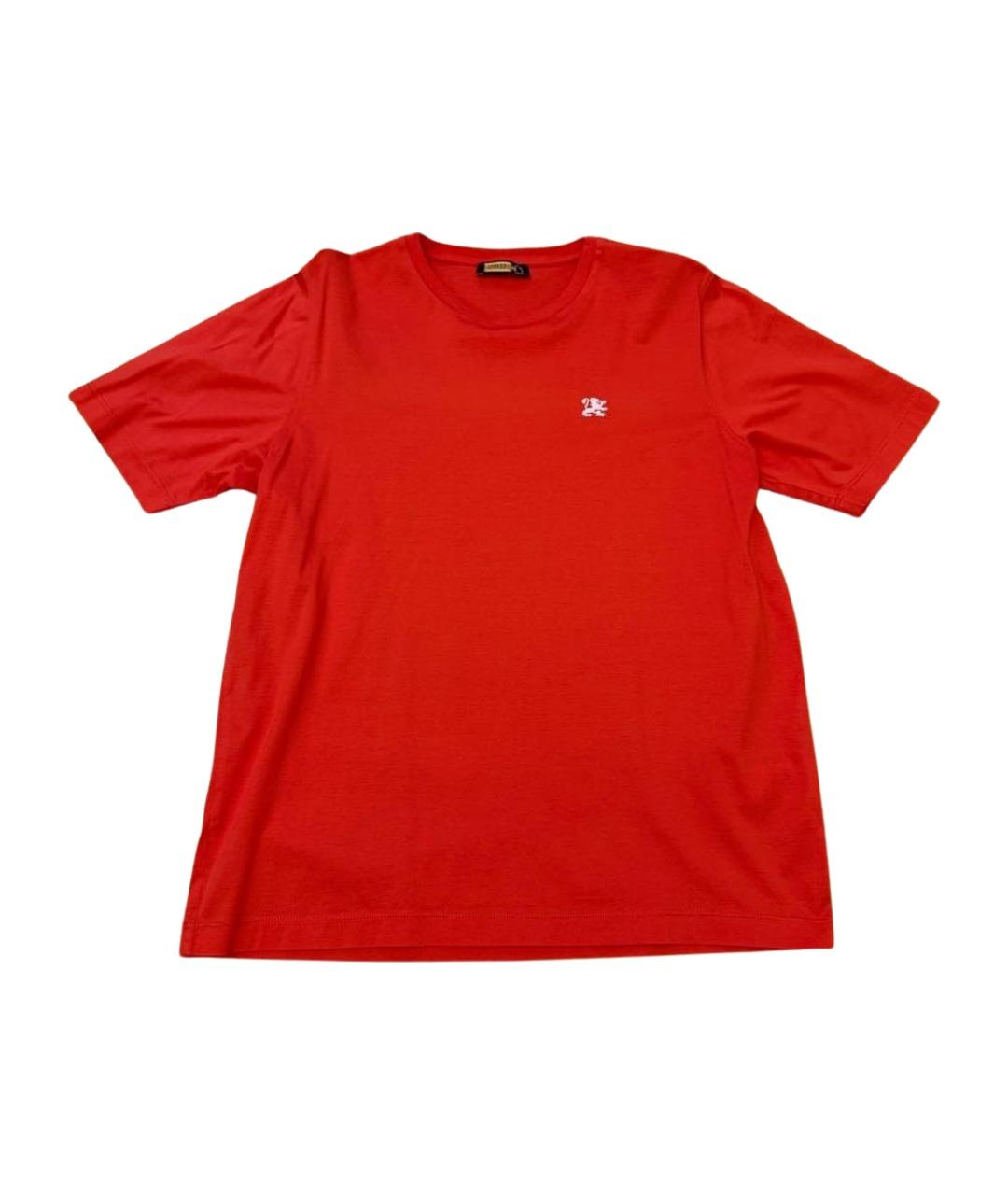 ZILLI Красная хлопковая футболка, фото 1