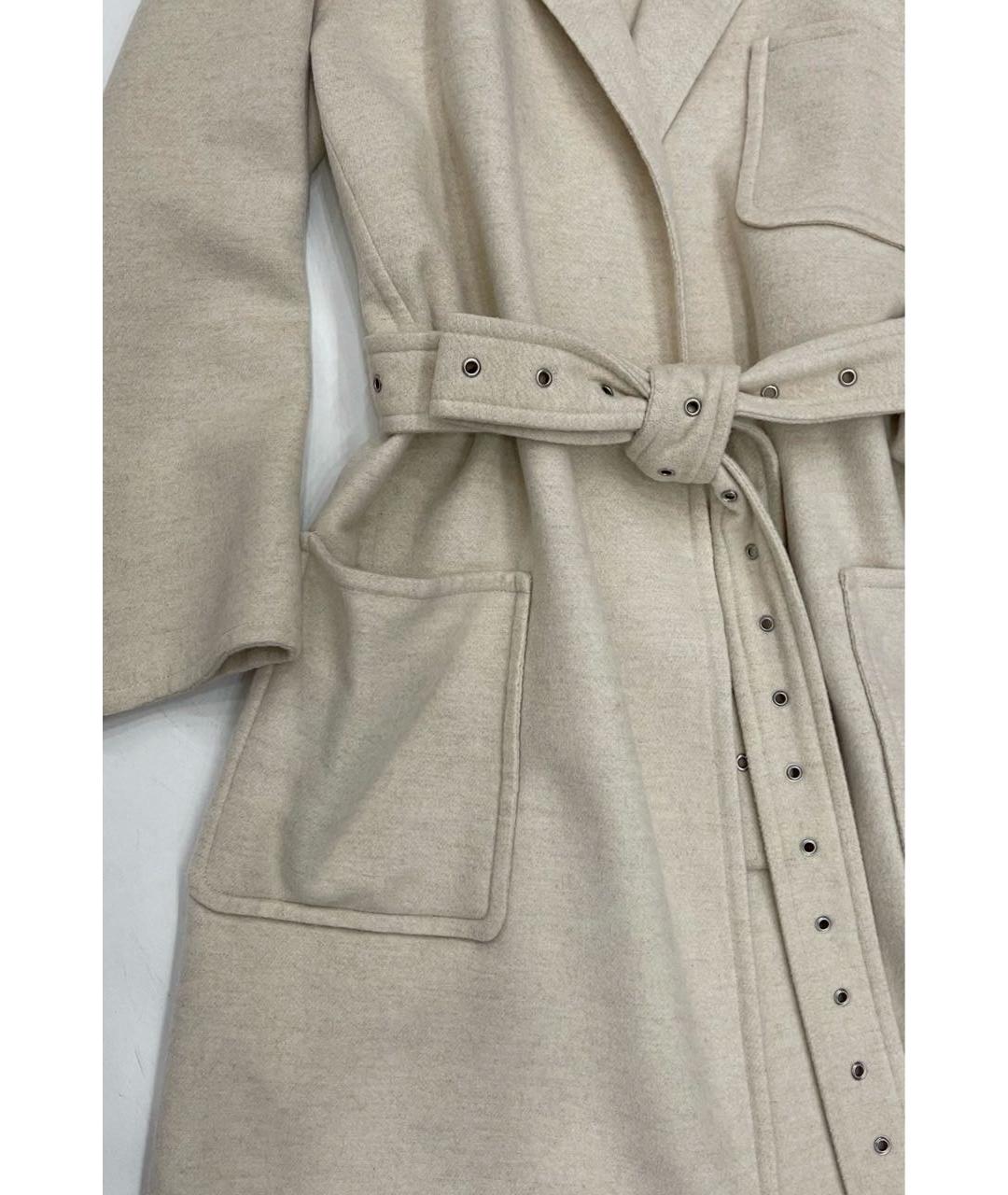 CELINE Бежевое хлопковое пальто, фото 3