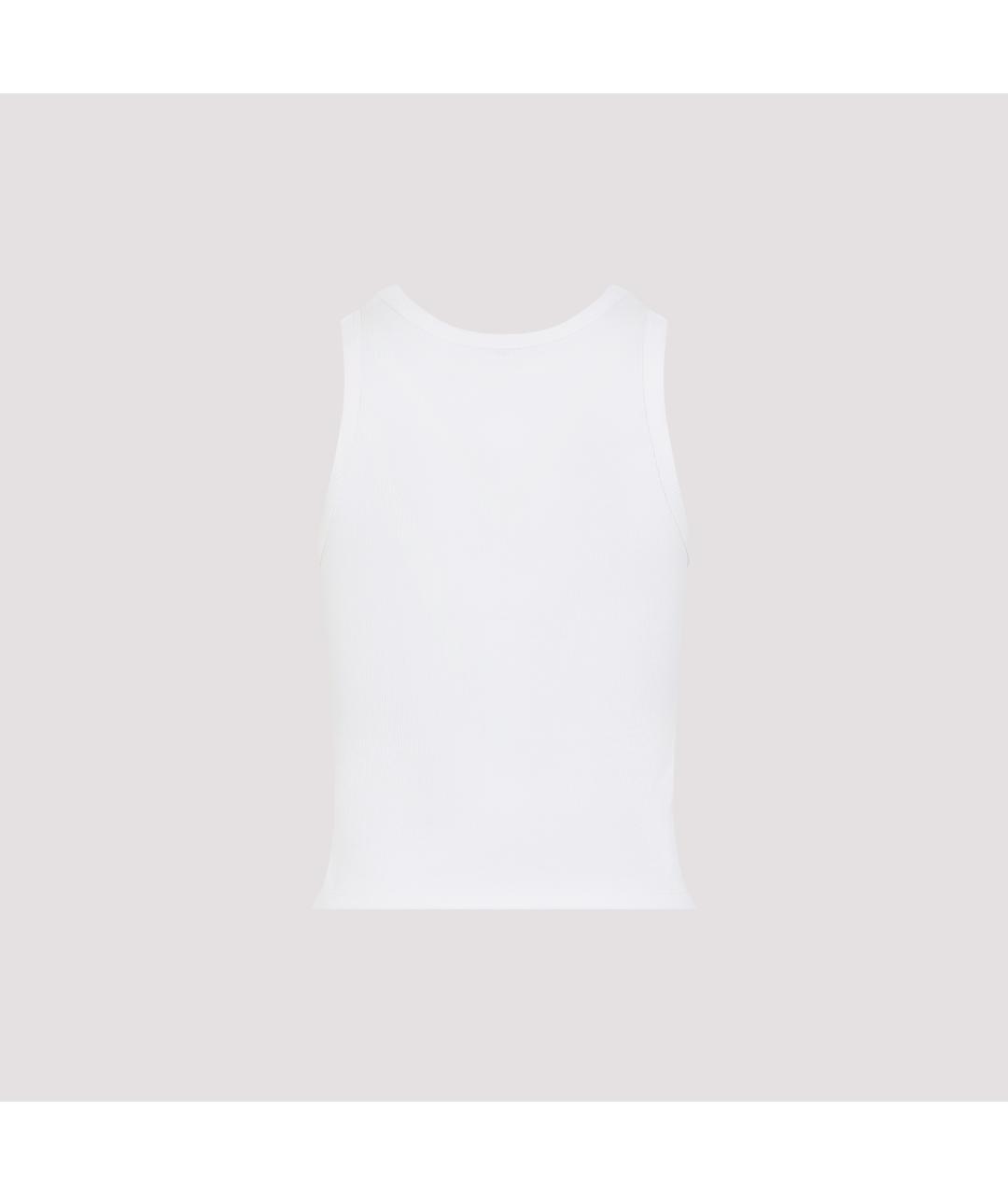 CELINE Белая хлопковая майка, фото 4