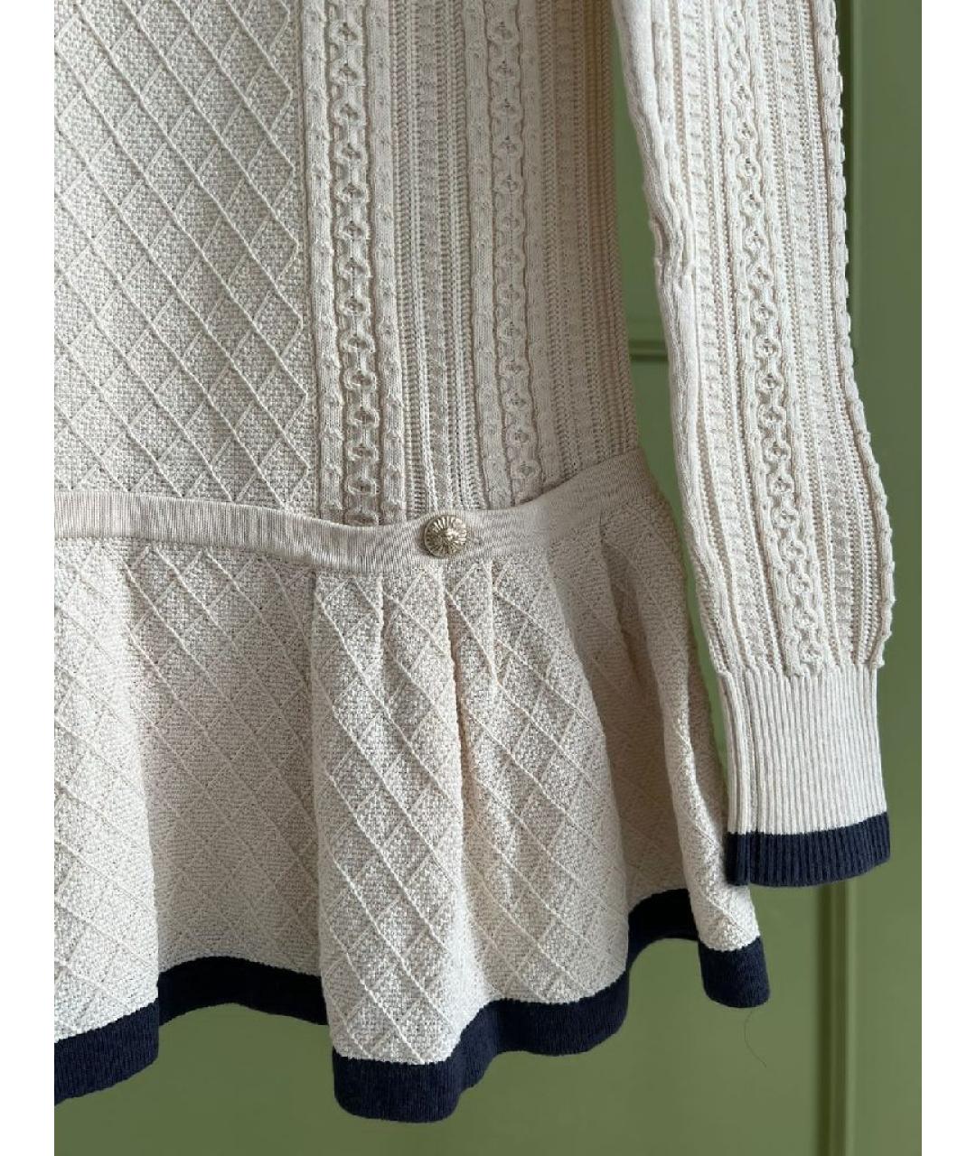 CHANEL Бежевый хлопковый джемпер / свитер, фото 6