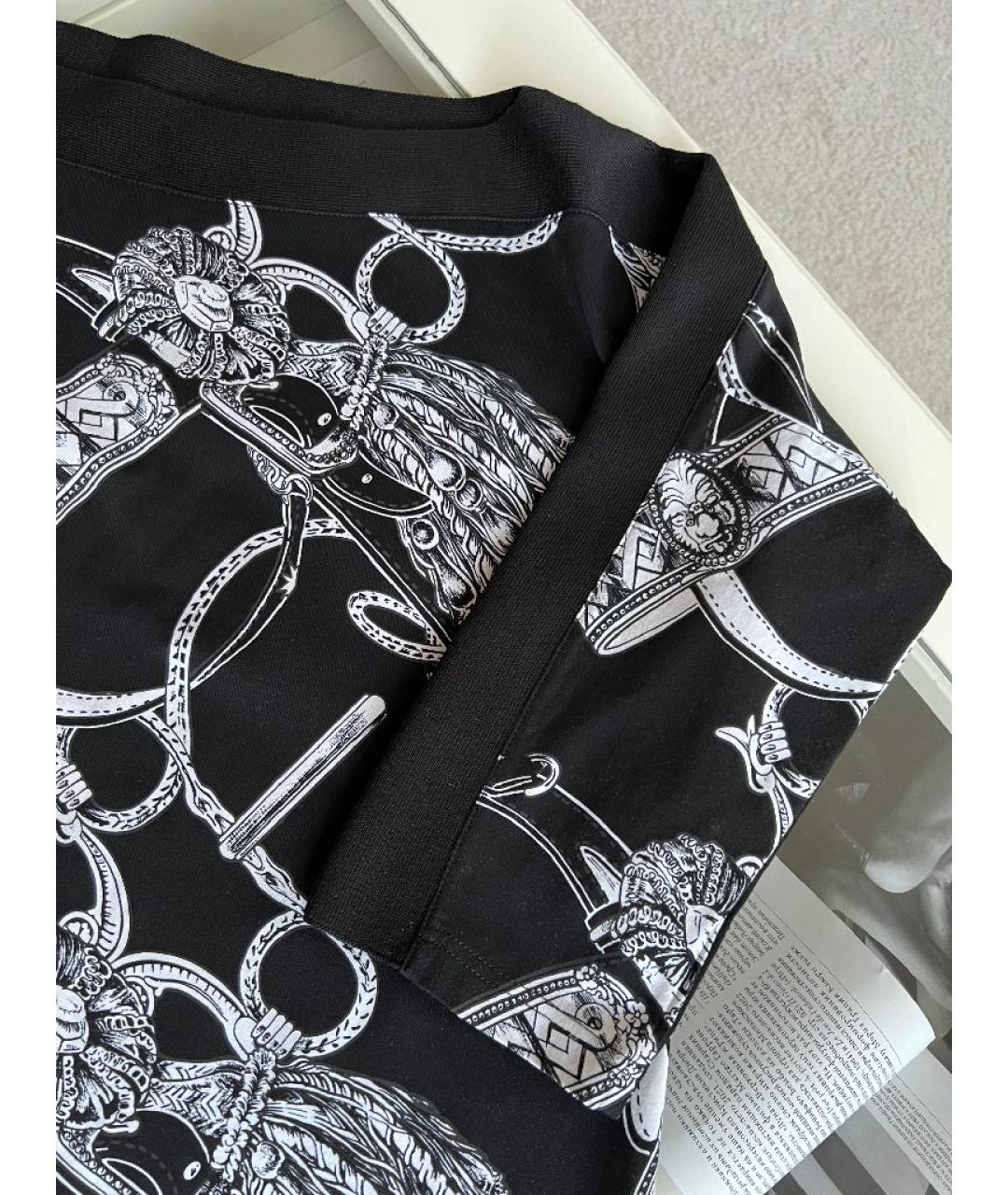 HERMES Черное хлопковое повседневное платье, фото 6