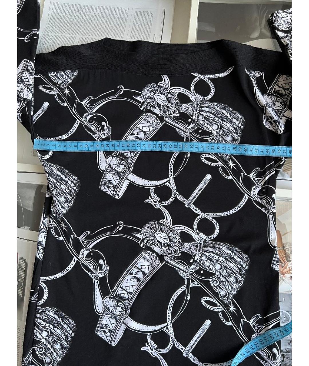 HERMES Черное хлопковое повседневное платье, фото 4