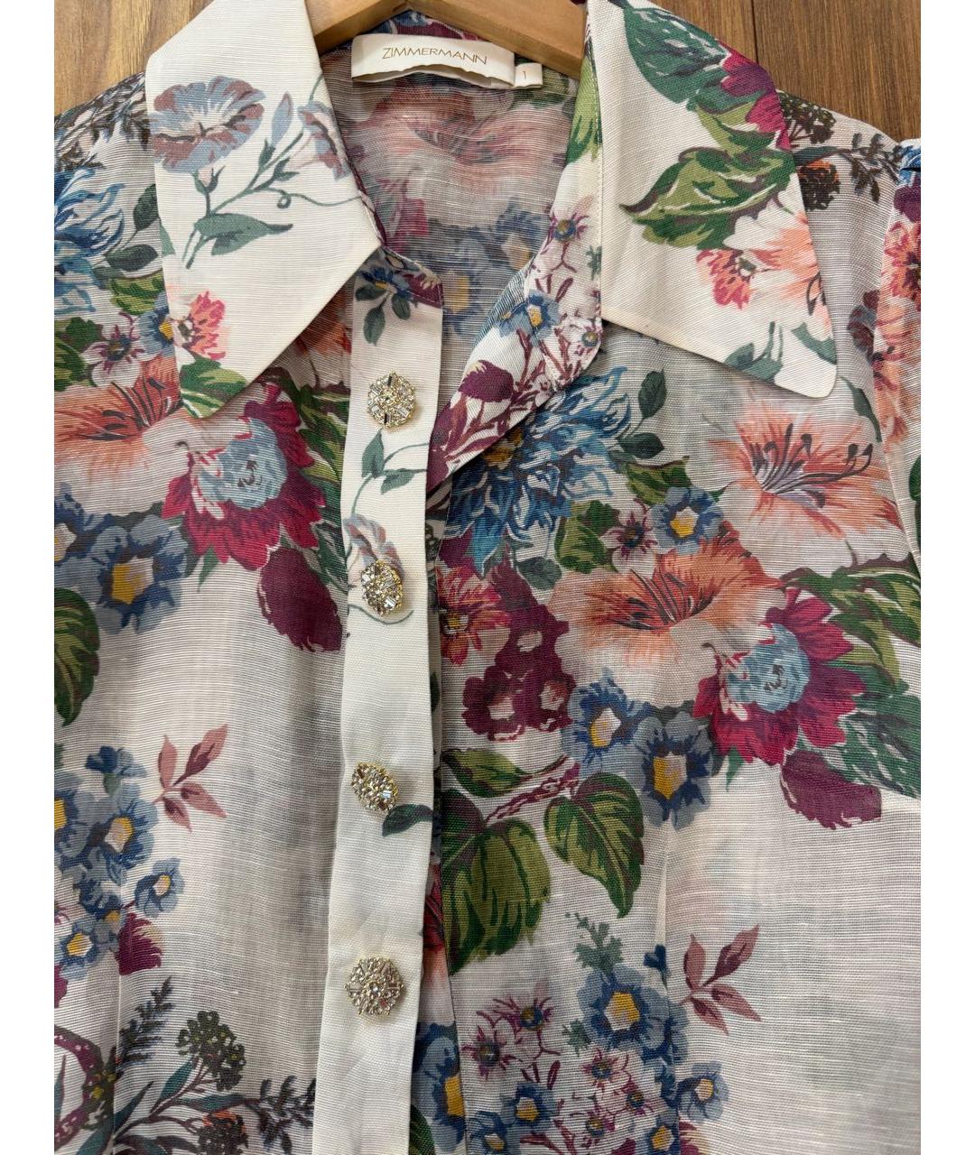 ZIMMERMANN Мульти шелковая рубашка, фото 2